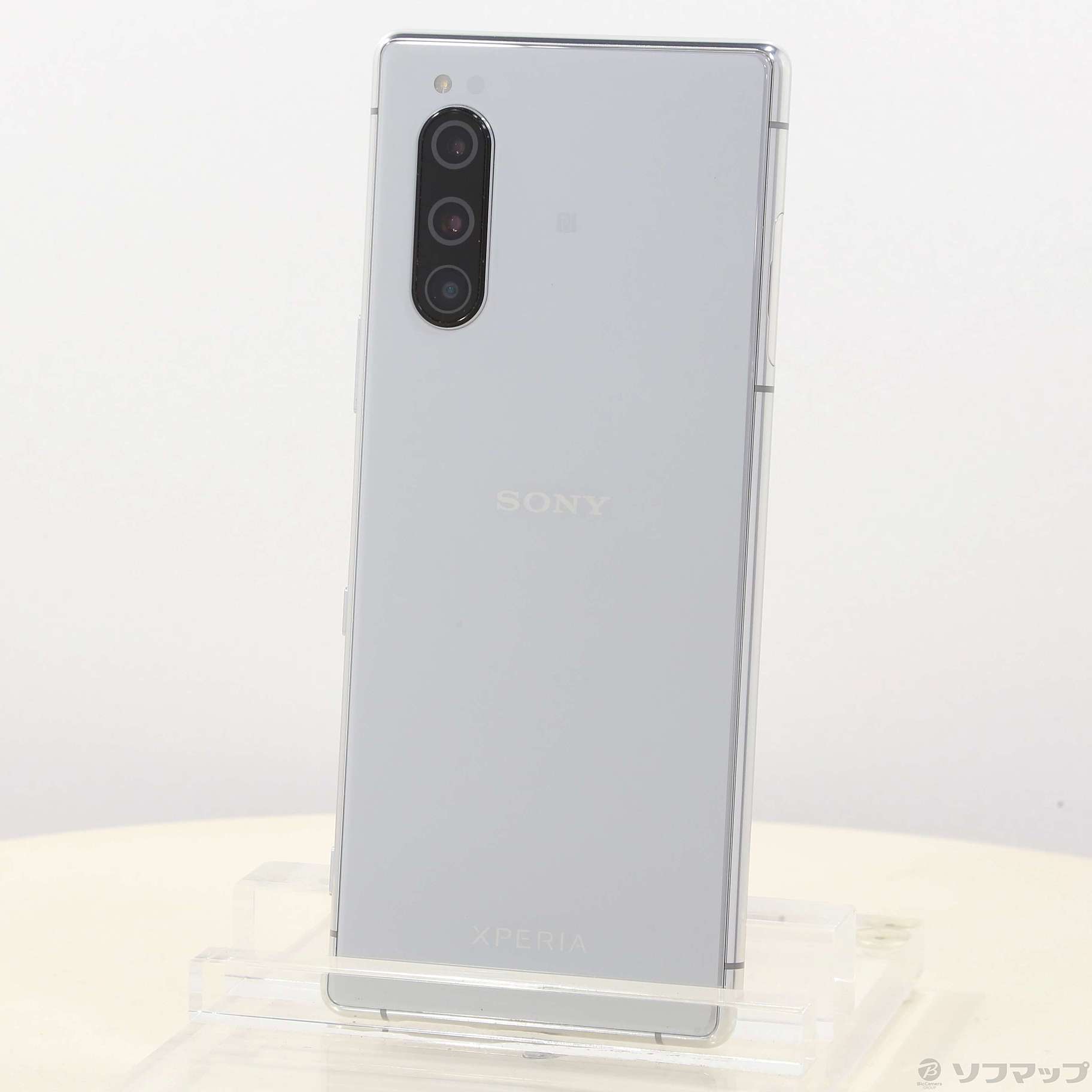 中古】Xperia 5 64GB グレー 901SO SoftBankロック解除SIMフリー