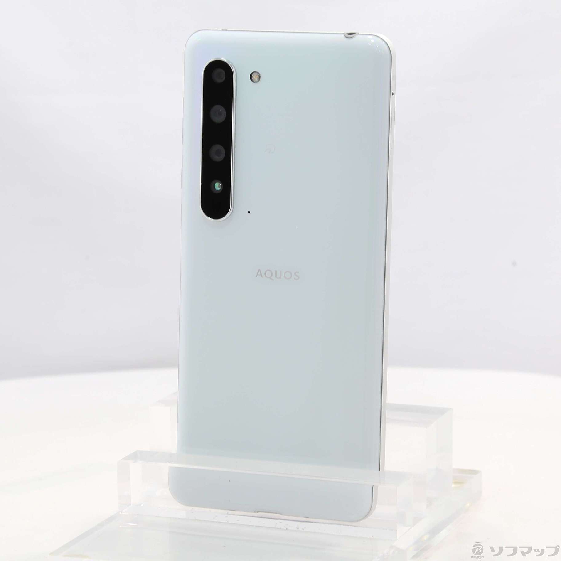 中古】AQUOS R5G 256GB オーロラホワイト 908SH SoftBankロック解除SIM