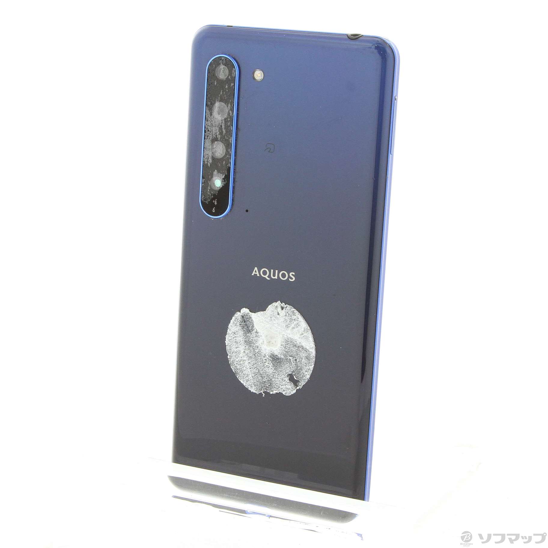 AQUOS R5G 908SH SoftBank ブルー R5G 908SH - スマートフォン本体