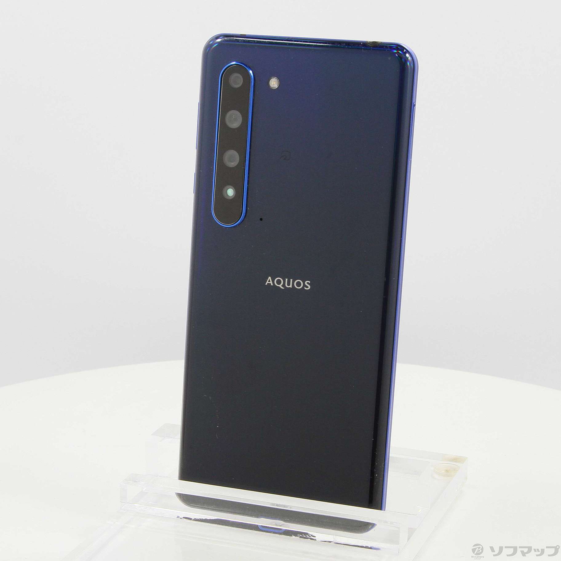 中古】セール対象品 AQUOS R5G 256GB アースブルー 908SH SoftBank