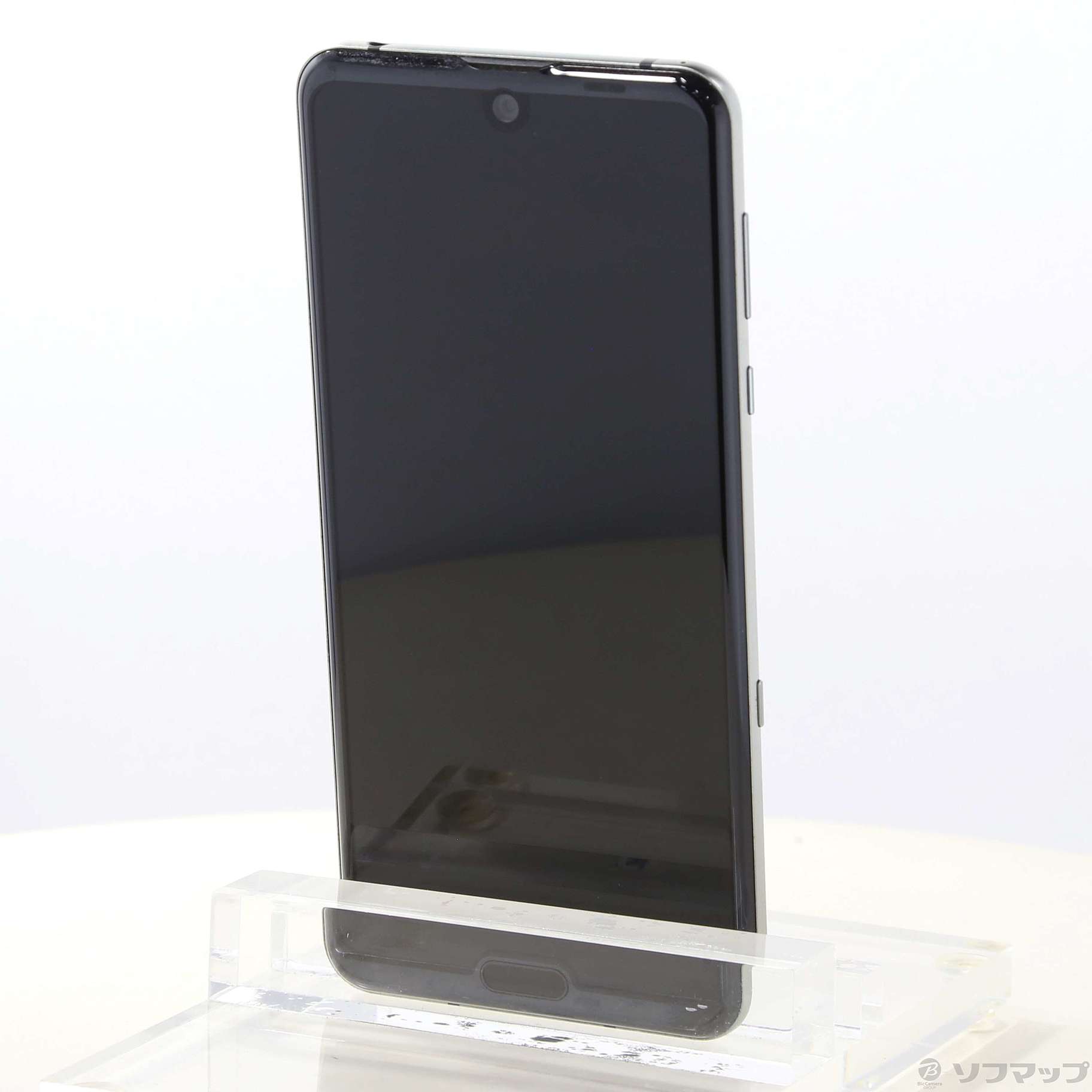 スマートフォン/携帯電話値下げ 新品未使用 AQUOS R3 808SH 128G Black ...