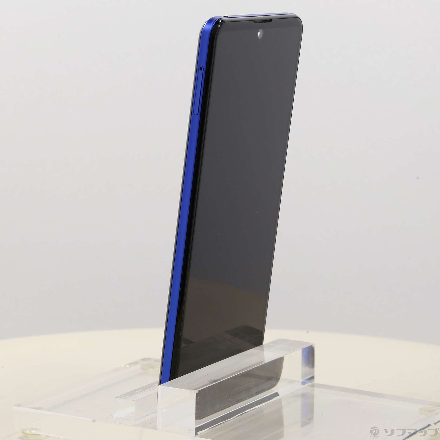 中古】AQUOS R5G 256GB アースブルー 908SH SoftBankロック解除SIM