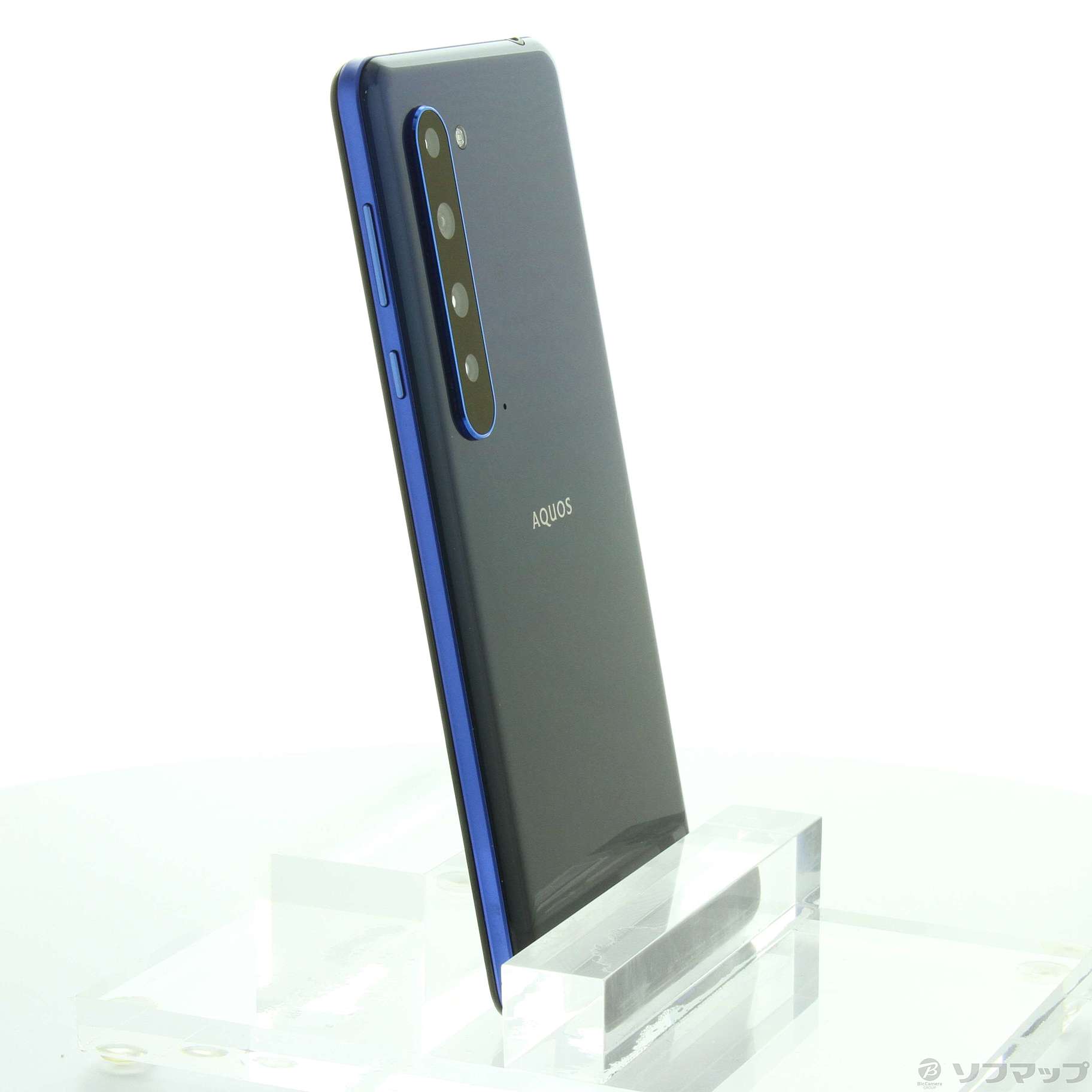 中古】AQUOS R5G 256GB アースブルー 908SH SoftBankロック解除SIM