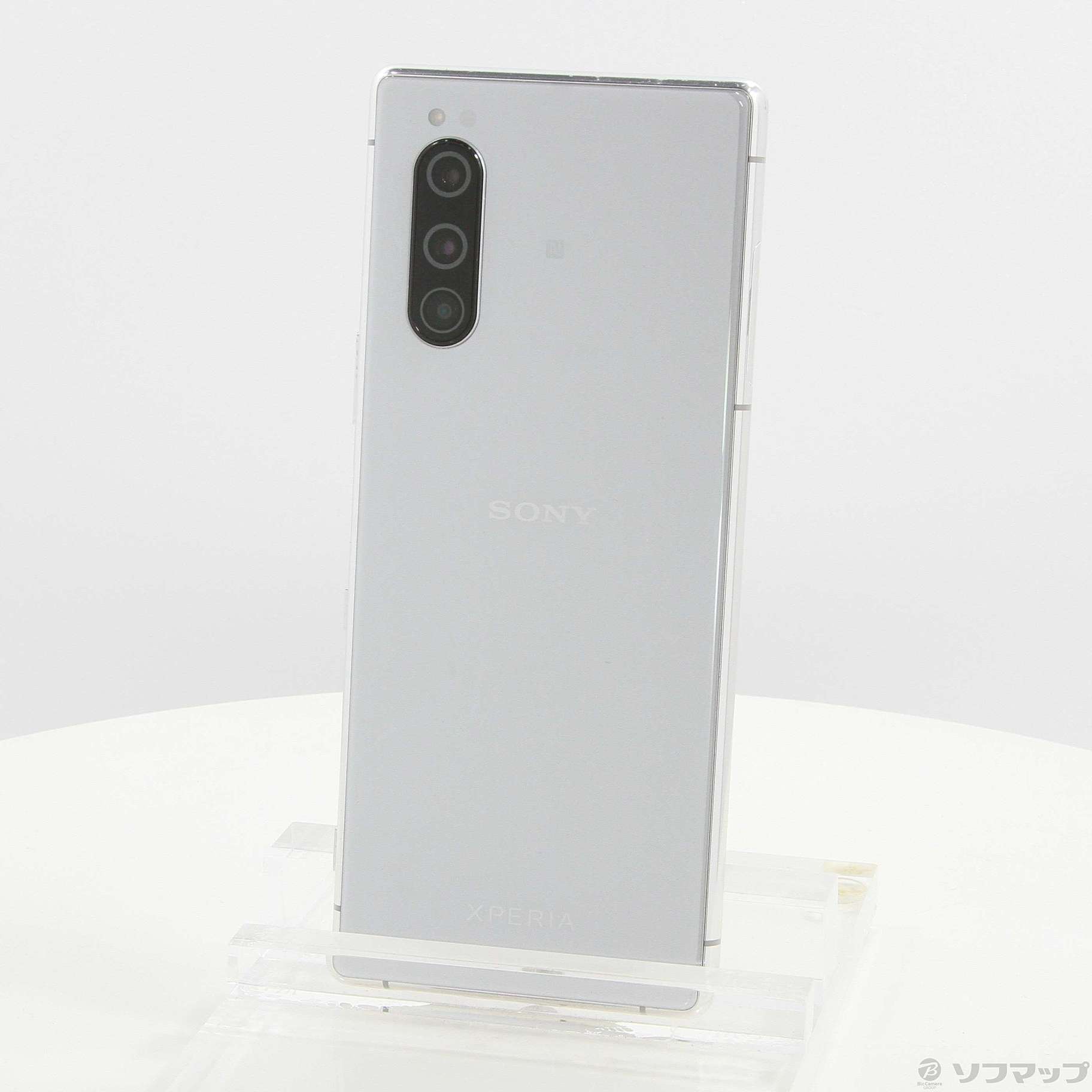 中古】Xperia 5 64GB グレー 901SO SoftBankロック解除SIMフリー