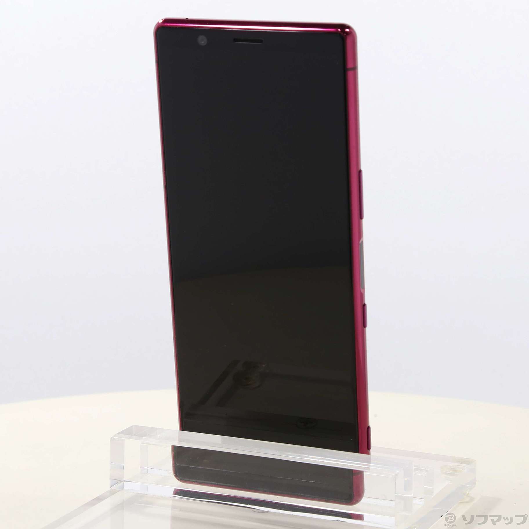 中古】Xperia 5 64GB レッド 901SO SoftBankロック解除SIMフリー