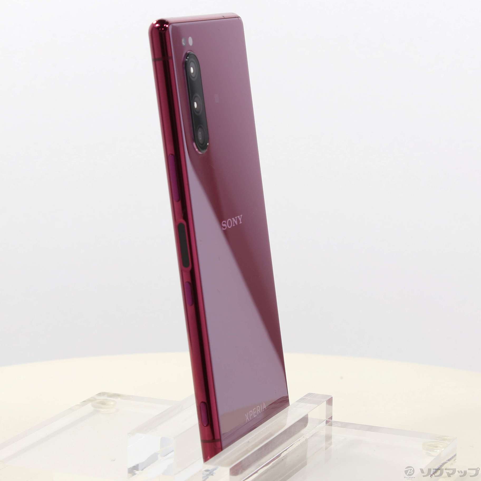 中古】Xperia 5 64GB レッド 901SO SoftBankロック解除SIMフリー