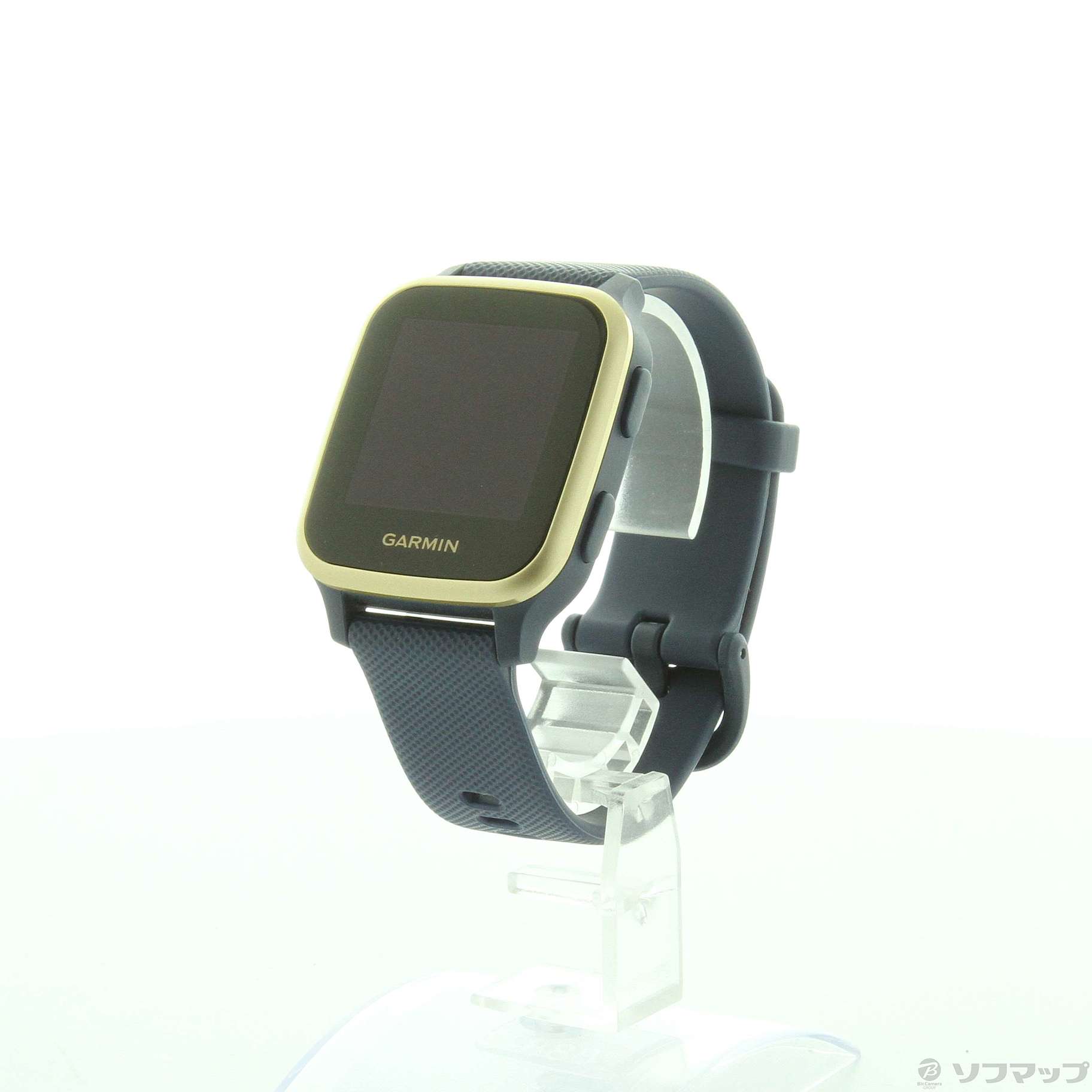 中古】Venu Sq Music Navy／Light Gold Suica対応 [2133044436493  