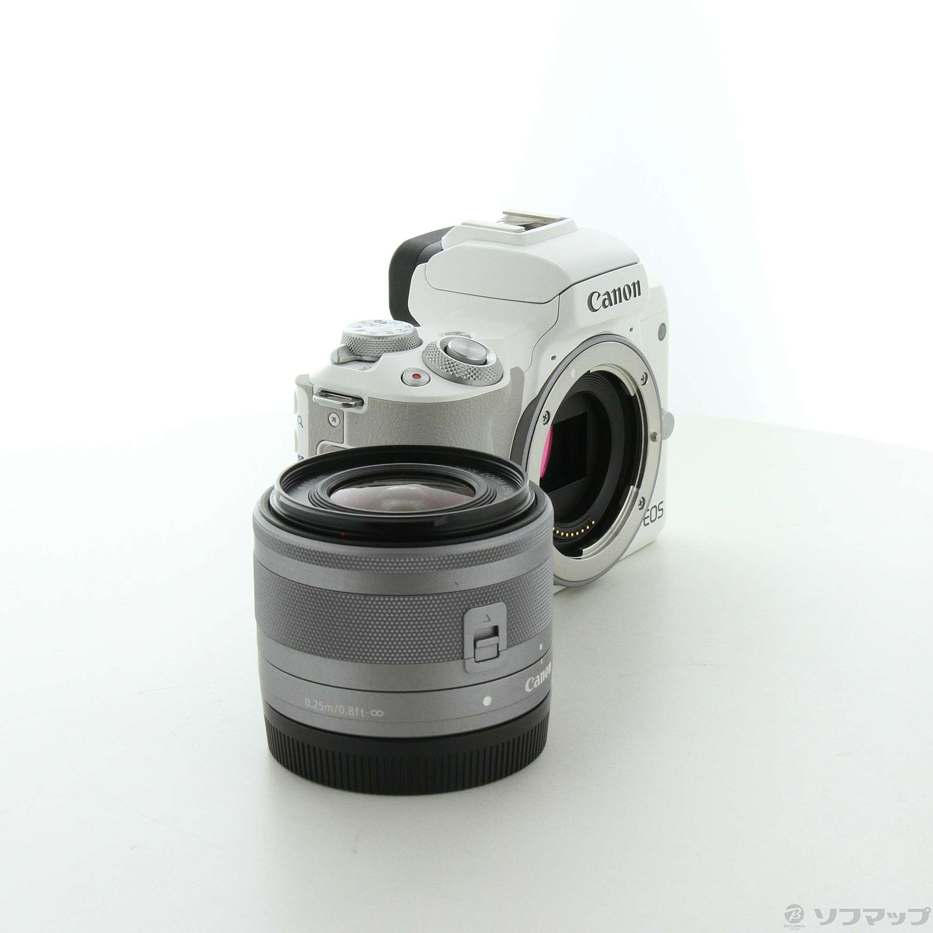 中古】〔展示品〕 EOS Kiss M2 EF-M15-45 IS STM レンズキット 