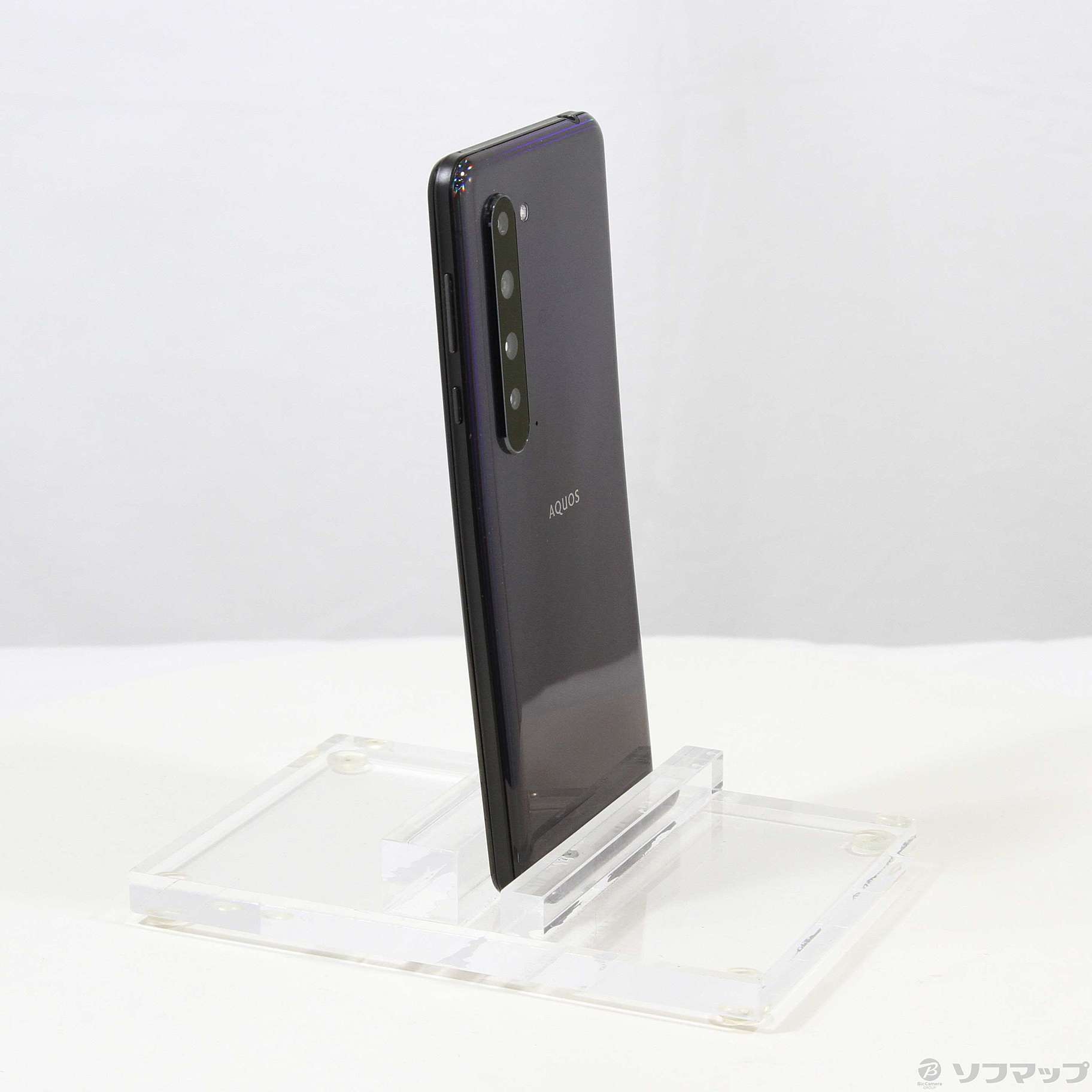 中古】AQUOS R5G 256GB ブラックレイ 908SH SoftBankロック解除