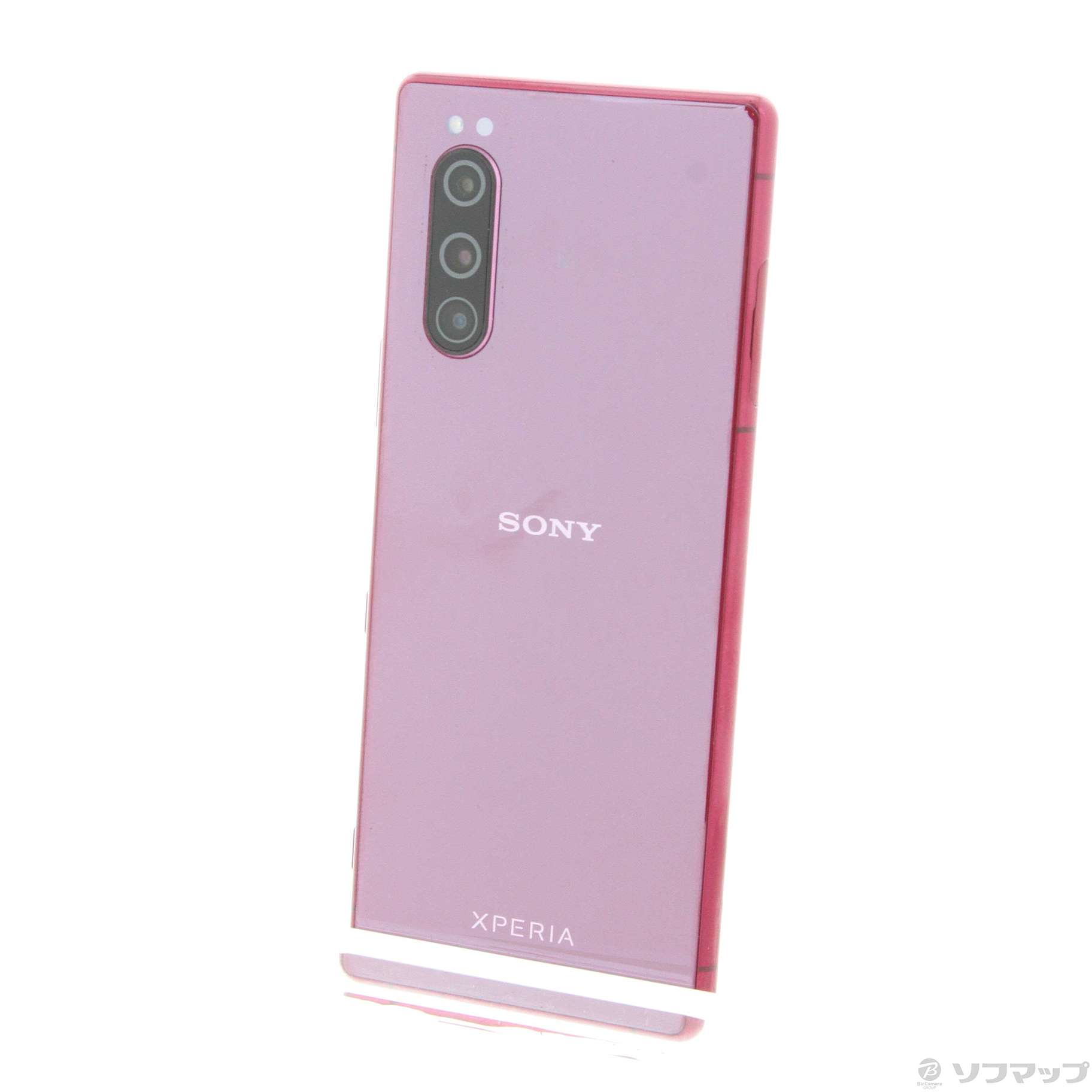 中古】Xperia 5 64GB レッド 901SO SoftBankロック解除SIMフリー