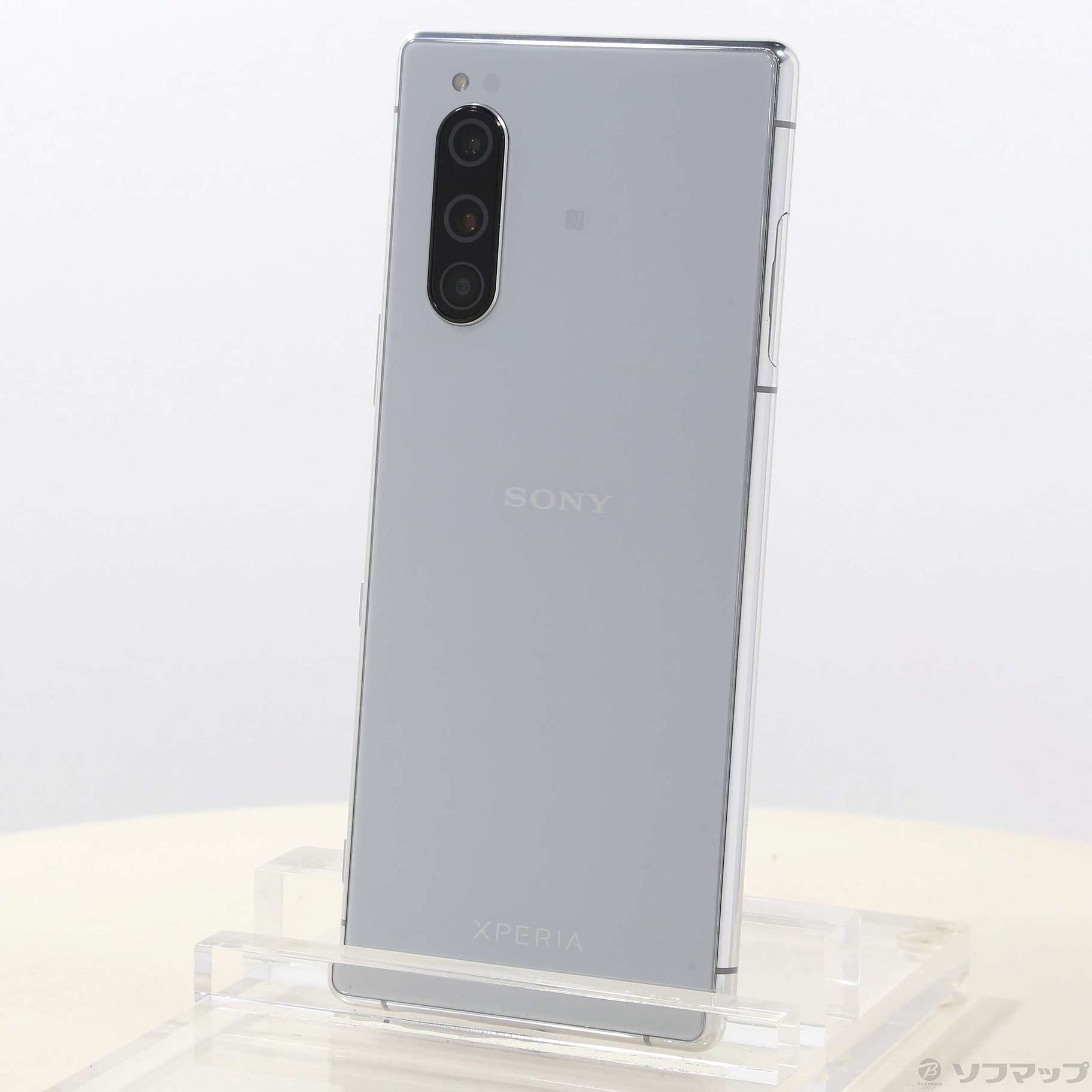 中古】Xperia 5 64GB グレー 901SO SoftBankロック解除SIMフリー