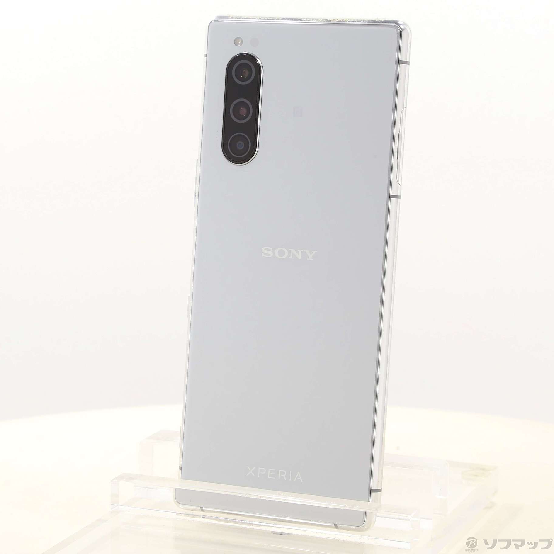 中古】Xperia 5 64GB グレー 901SO SoftBankロック解除SIMフリー