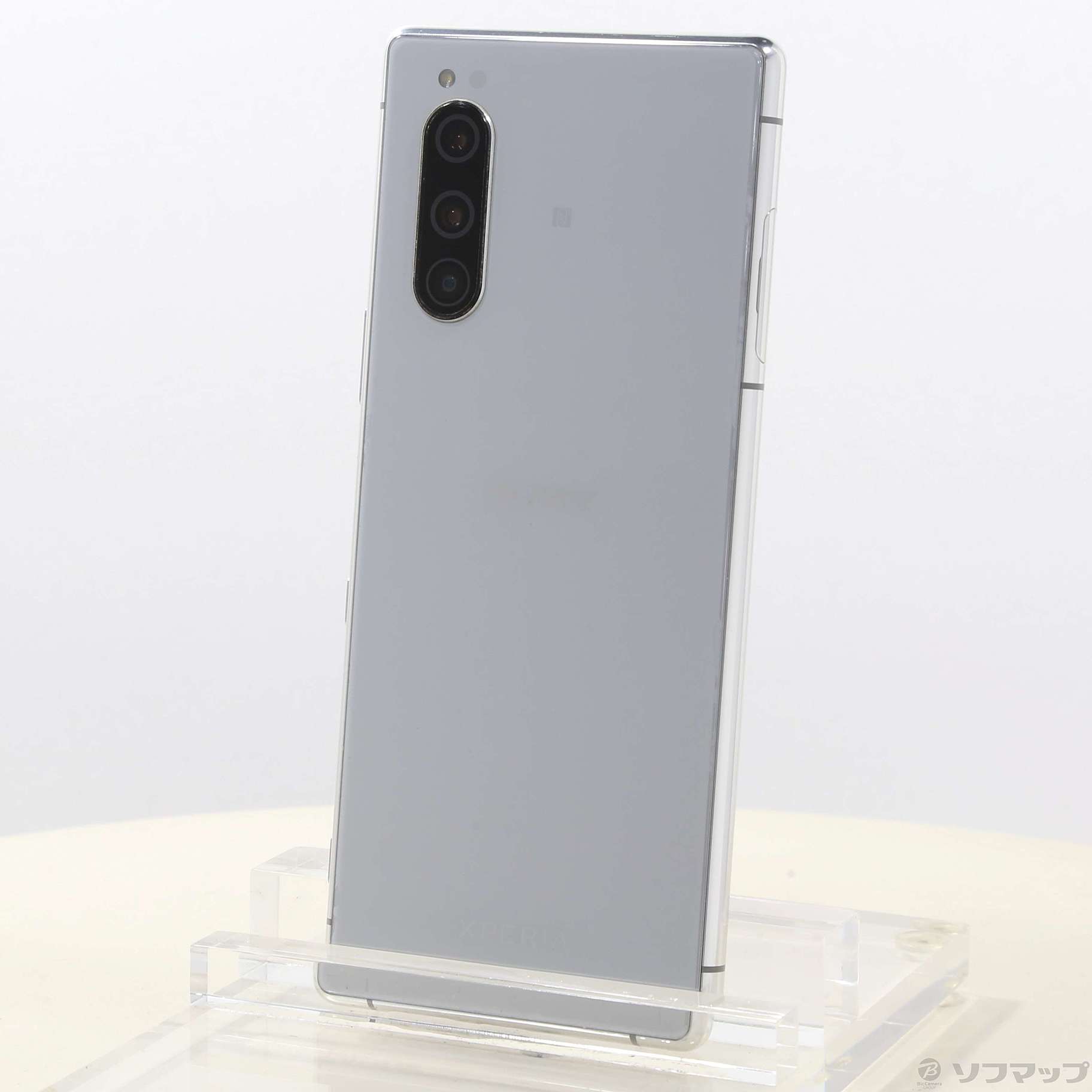 中古】Xperia 5 64GB グレー 901SO SoftBankロック解除SIMフリー