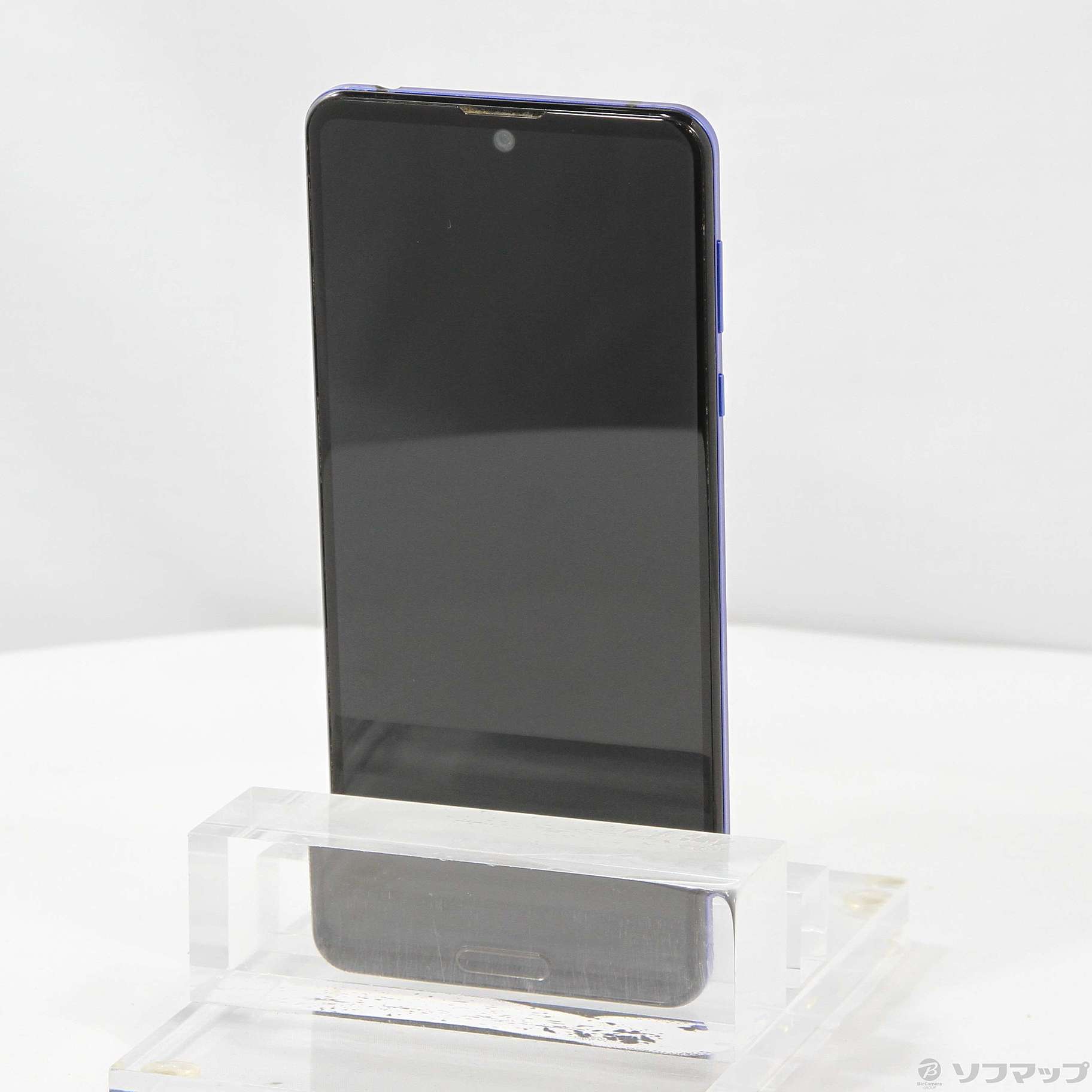 中古品〕 AQUOS R5G 256GB アースブルー 908SH SoftBank｜の通販は