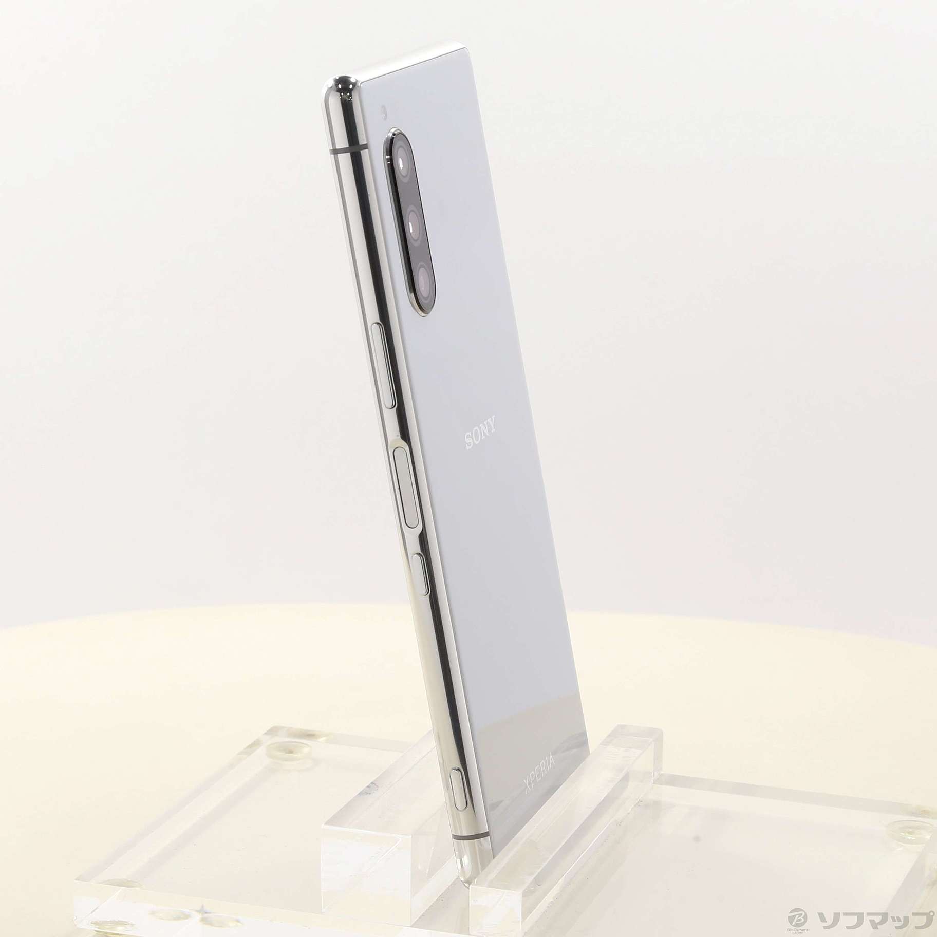 中古】Xperia 5 64GB グレー 901SO SoftBankロック解除SIMフリー