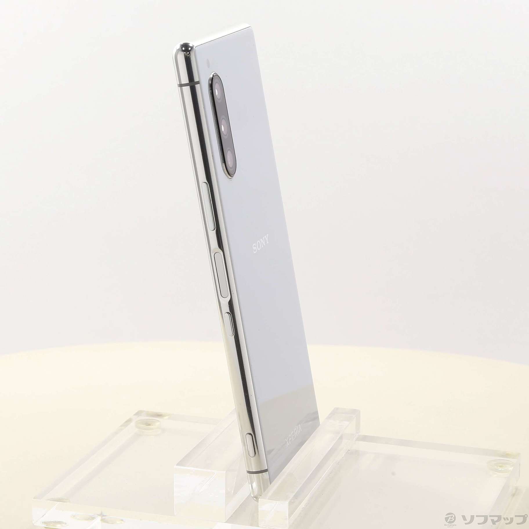 中古】Xperia 5 64GB グレー 901SO SoftBankロック解除SIMフリー
