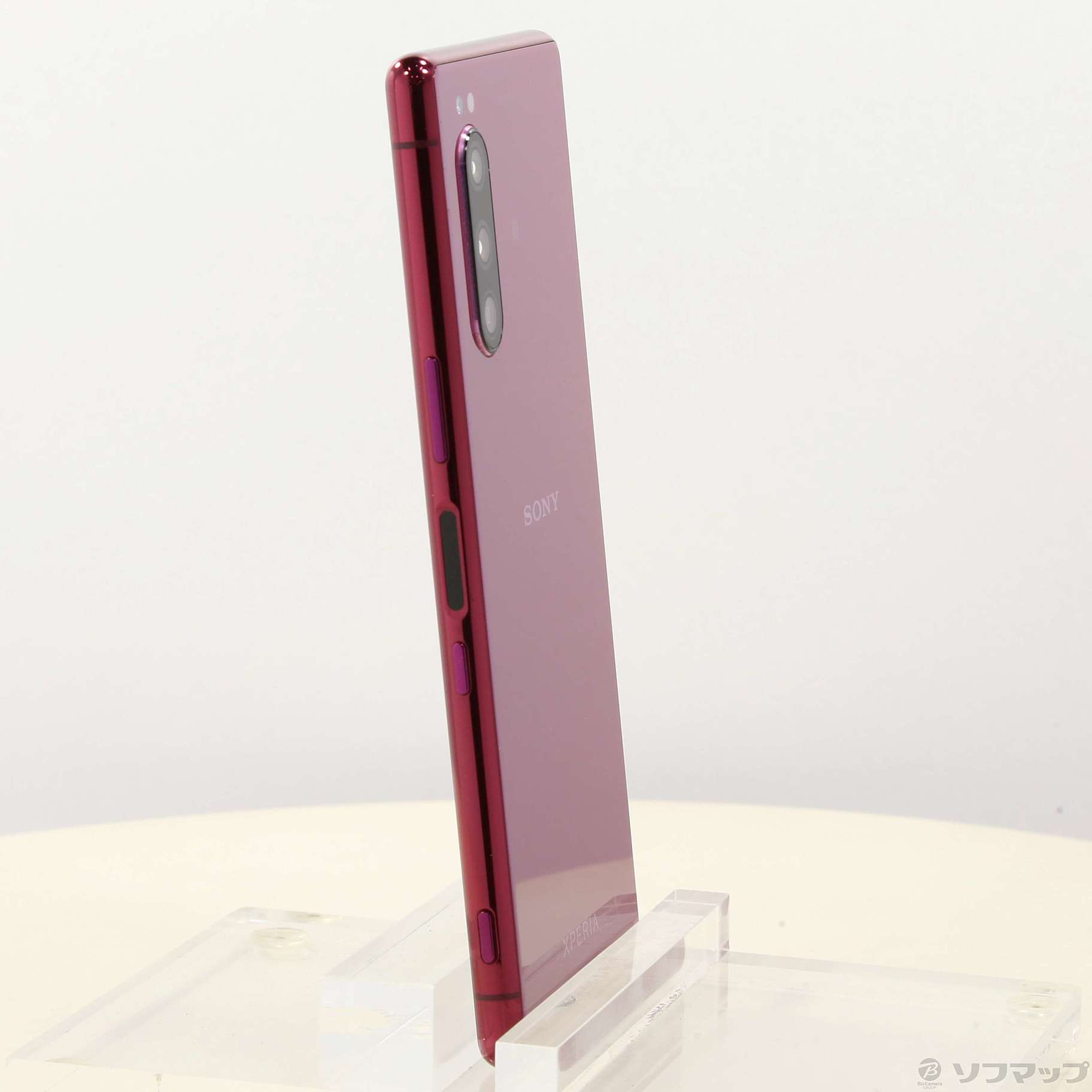 中古】Xperia 5 64GB レッド 901SO SoftBankロック解除SIMフリー
