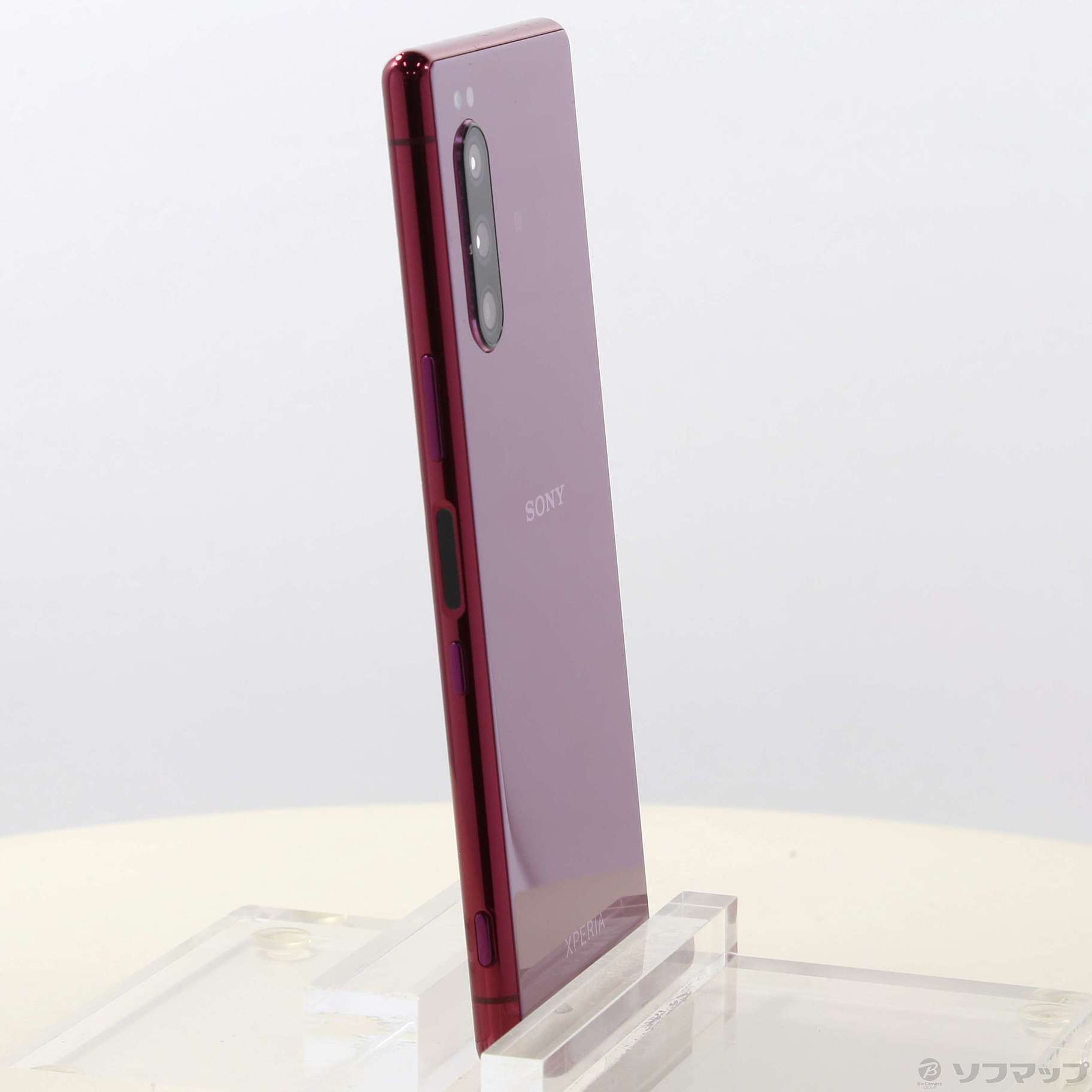 ジャンク品〕 Xperia 5 64GB レッド 901SO SoftBankロック解除SIM