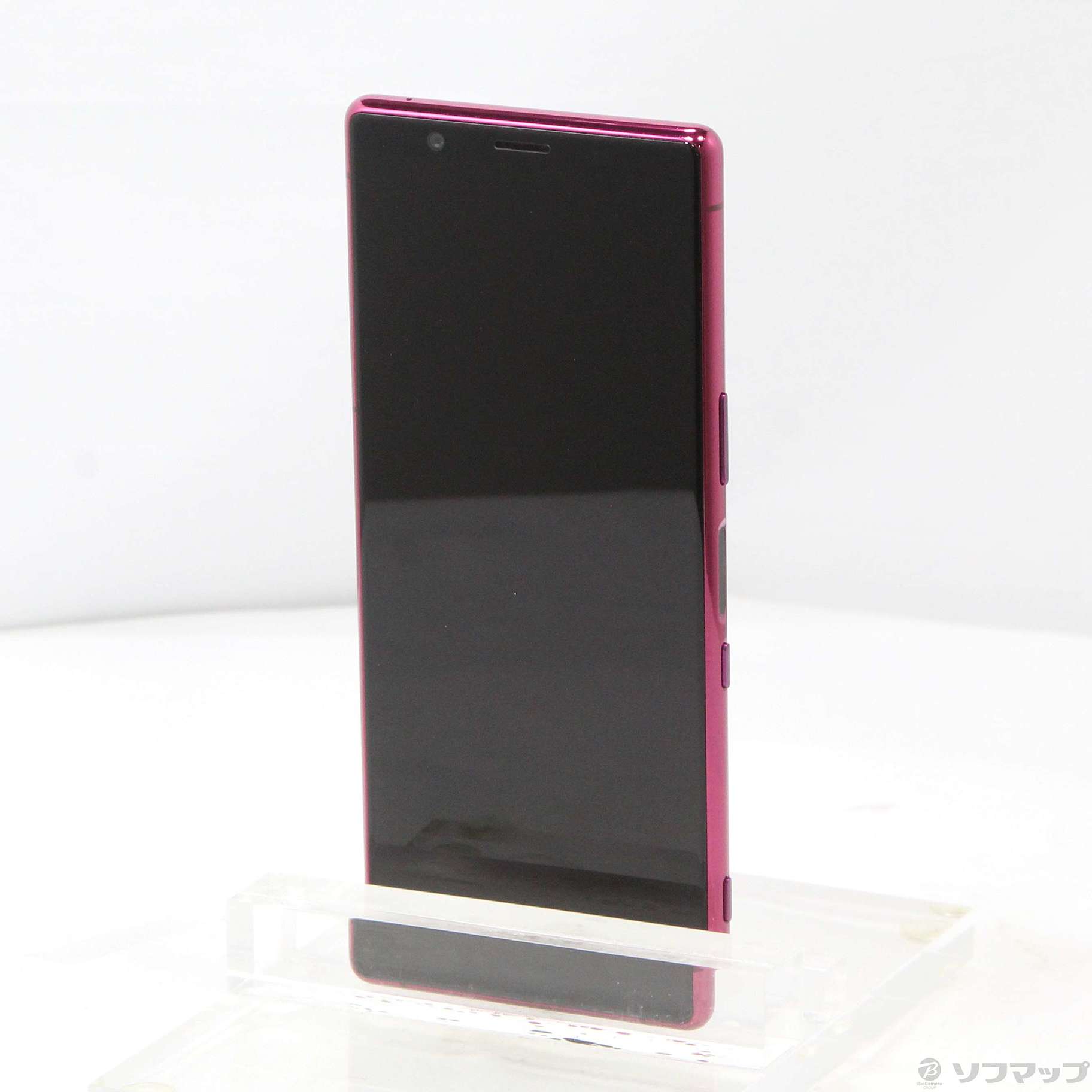 中古】Xperia 5 64GB レッド 901SO SoftBankロック解除SIMフリー