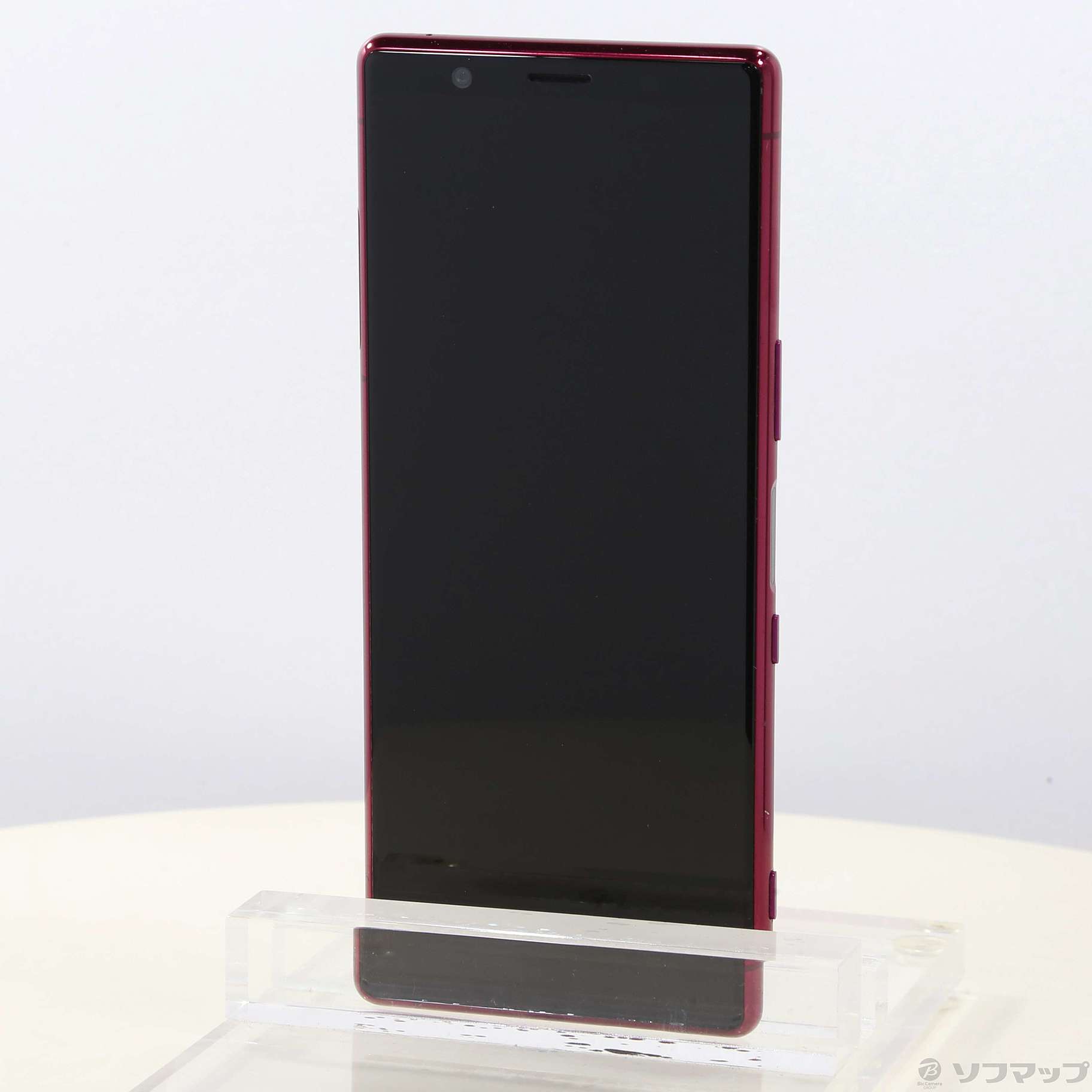 中古】Xperia 5 64GB レッド 901SO SoftBankロック解除SIMフリー