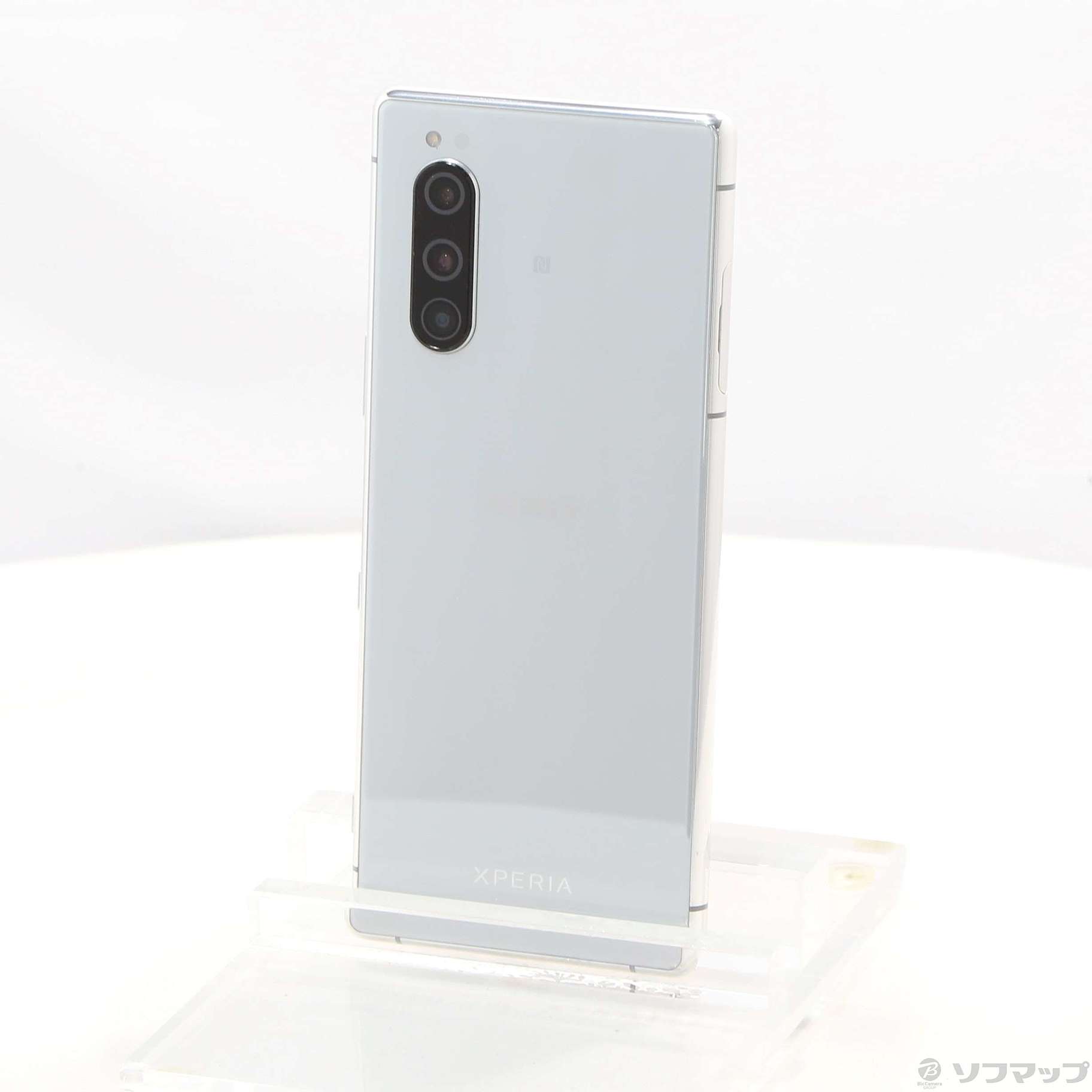 中古】Xperia 5 64GB グレー 901SO SoftBankロック解除SIMフリー