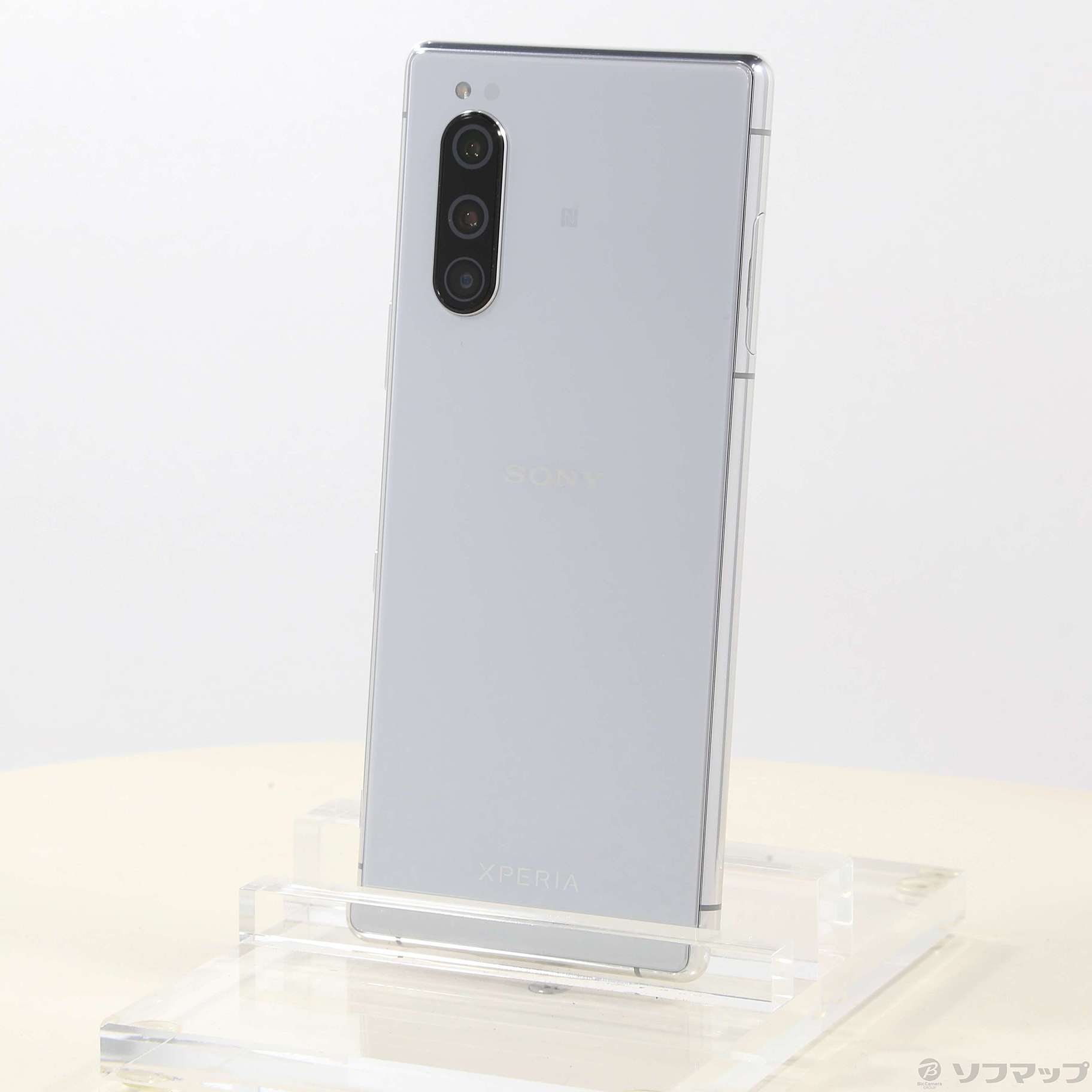 中古】Xperia 5 64GB グレー 901SO SoftBankロック解除SIMフリー