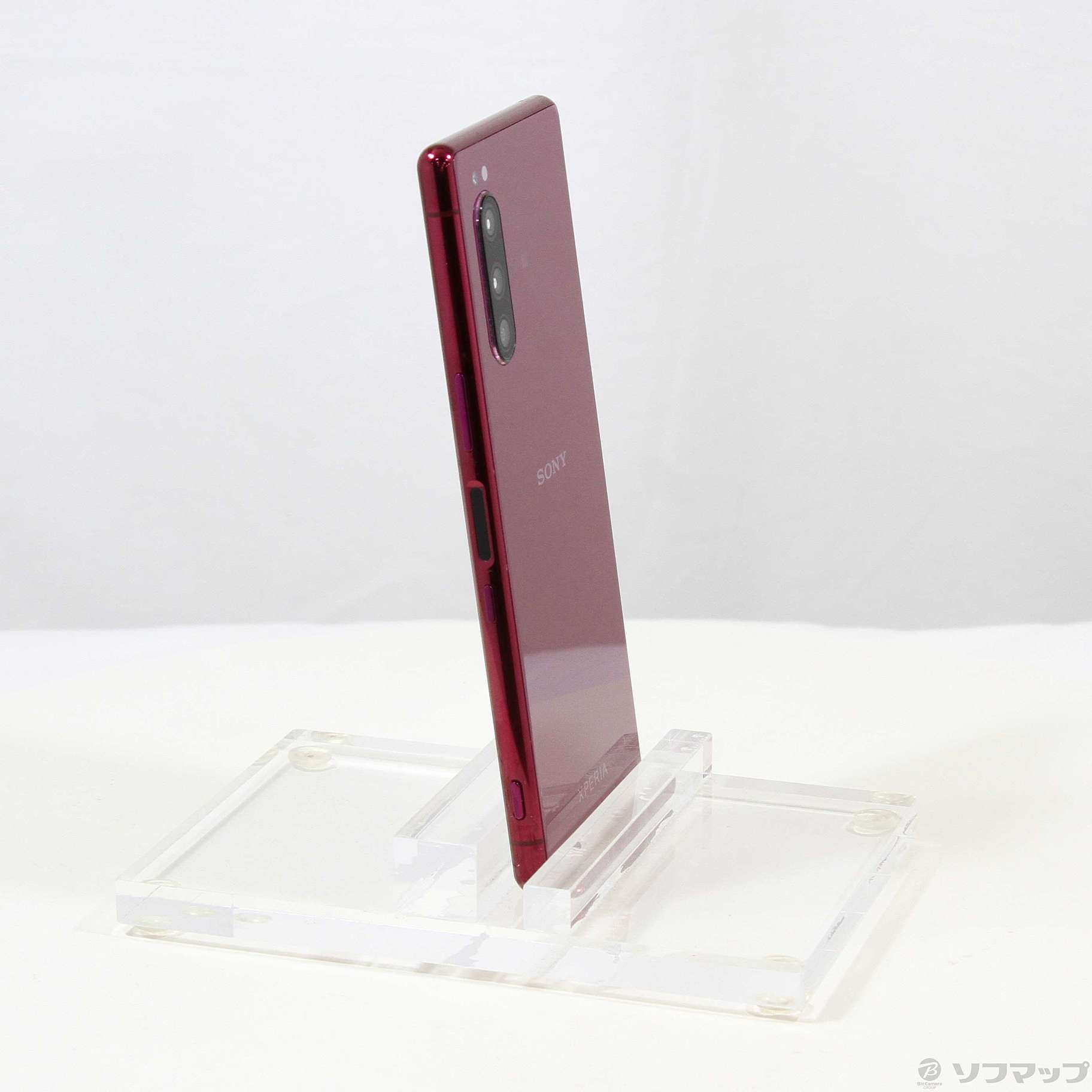 中古】Xperia 5 64GB レッド 901SO SoftBankロック解除SIMフリー