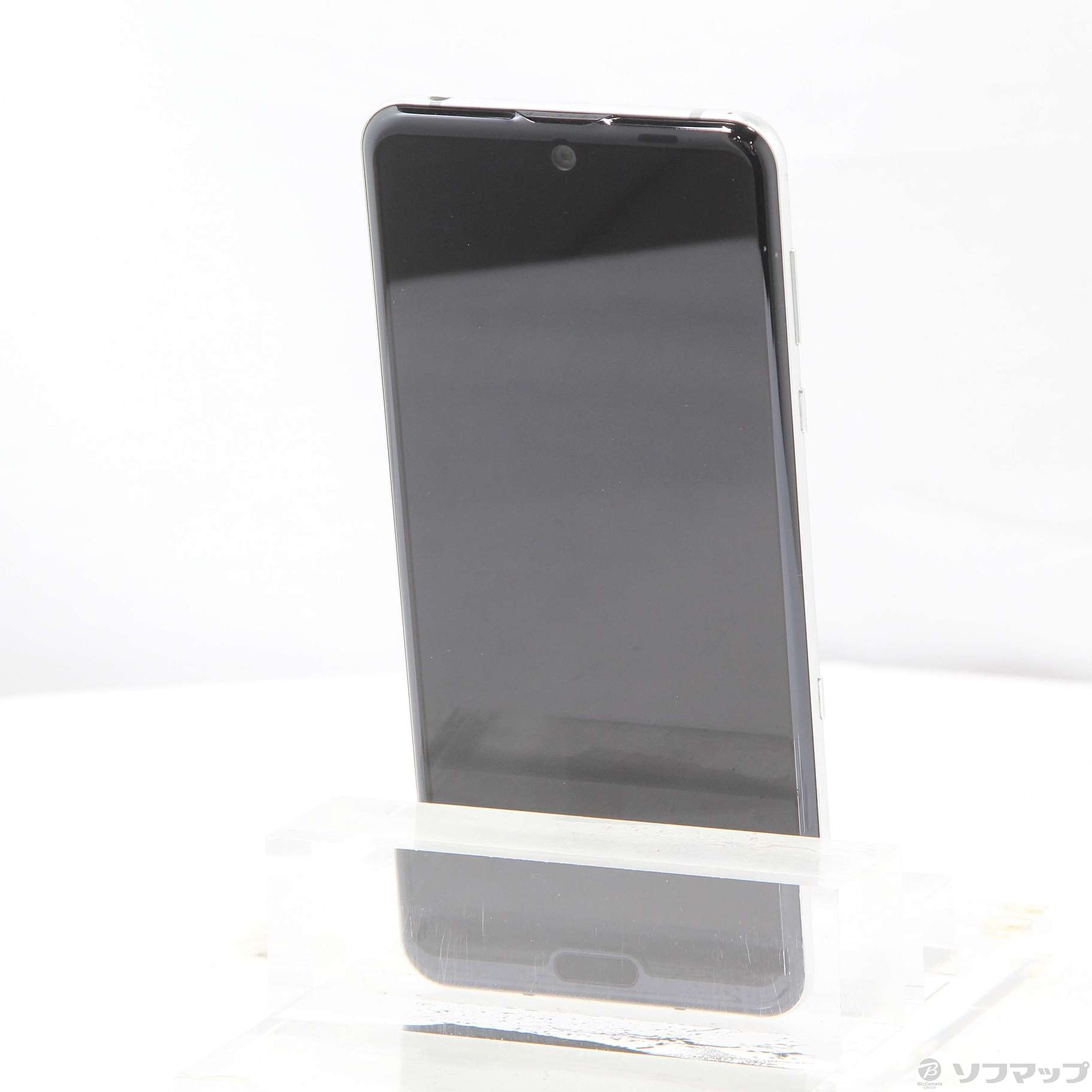 中古】AQUOS R3 128GB プラチナホワイト 808SH SoftBankロック