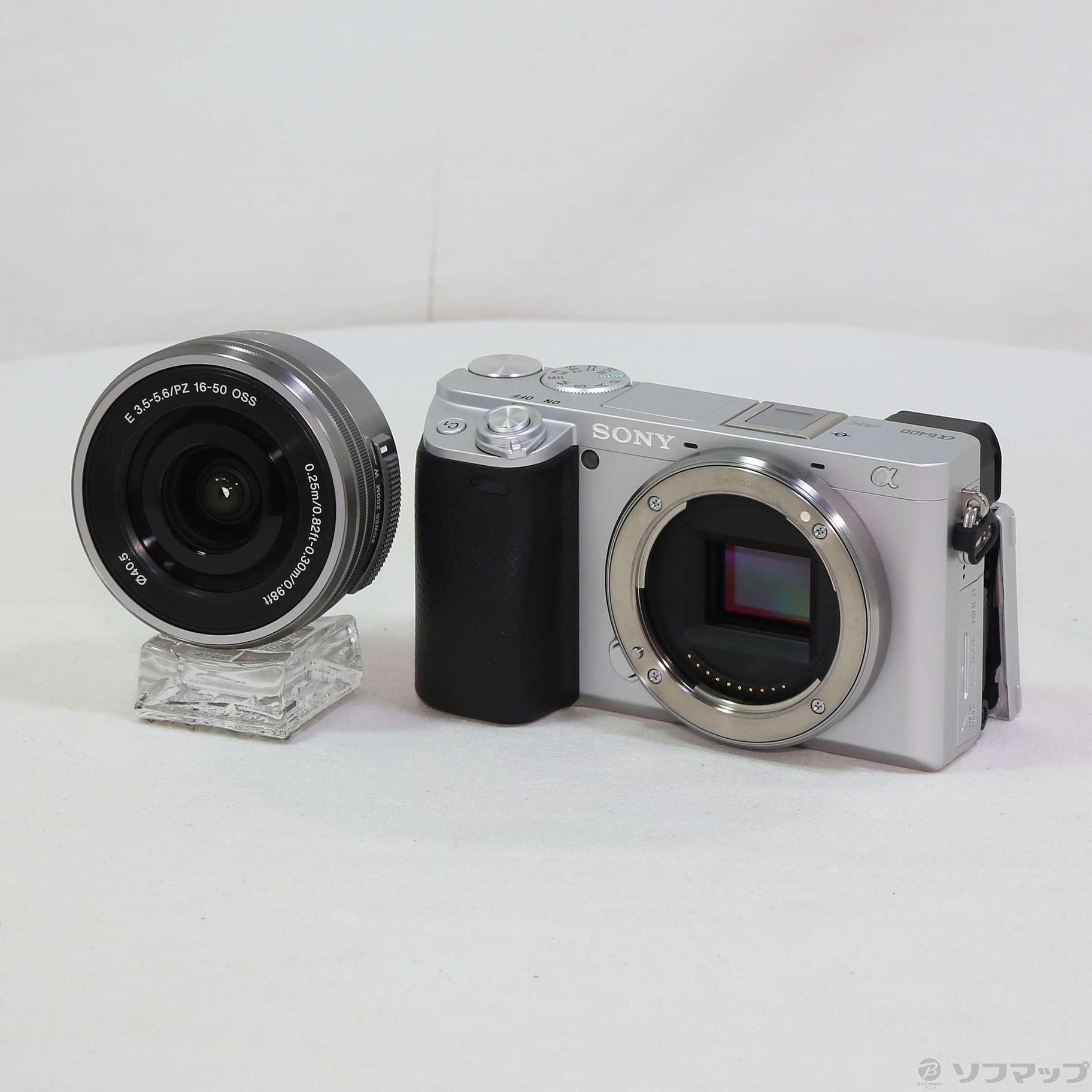 中古】α6400 ILCE-6400L パワーズームレンズキット シルバー ...