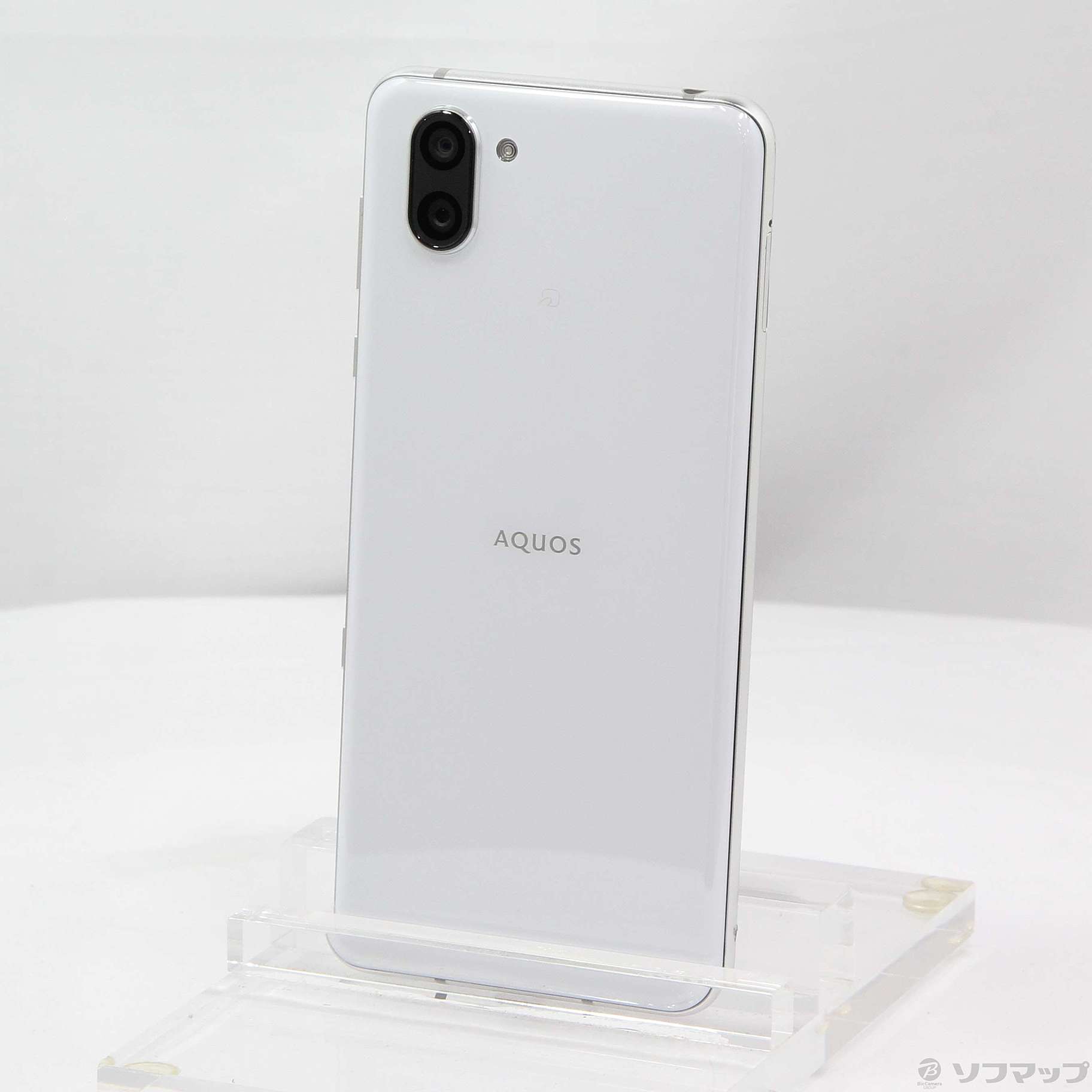 中古】AQUOS R3 128GB プラチナホワイト 808SH SoftBankロック解除SIM