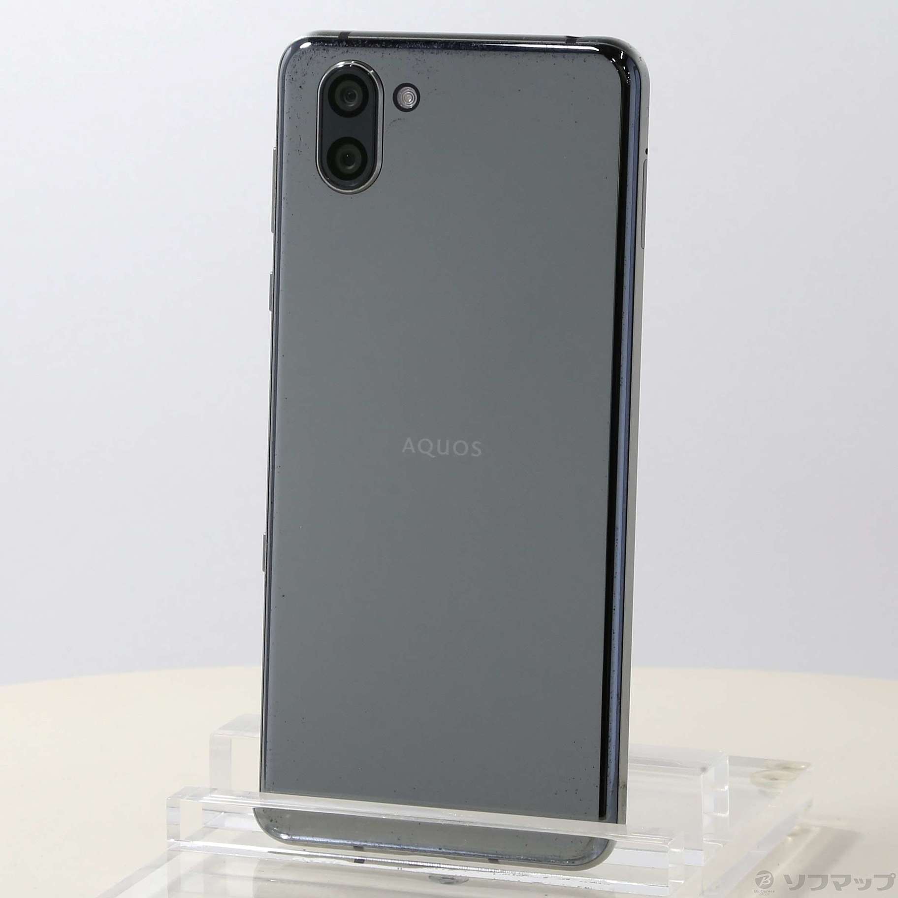 中古】AQUOS R3 128GB プレミアムブラック 808SH SoftBankロック解除