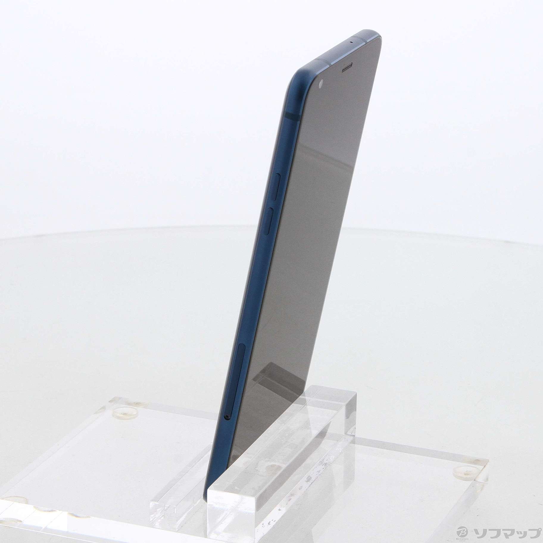 中古】LG Q Stylus ジャパネット版 32GB ブルー LGWAD Y!mobile