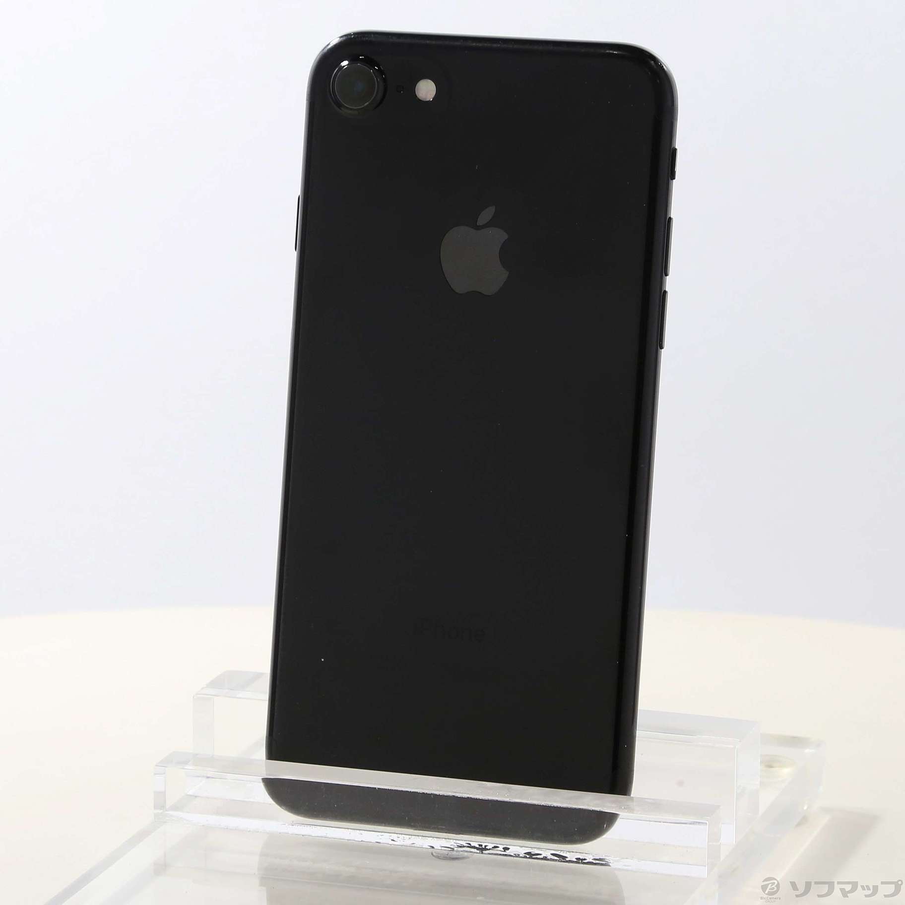 中古】iPhone7 128GB ジェットブラック MNCP2J／A SIMフリー