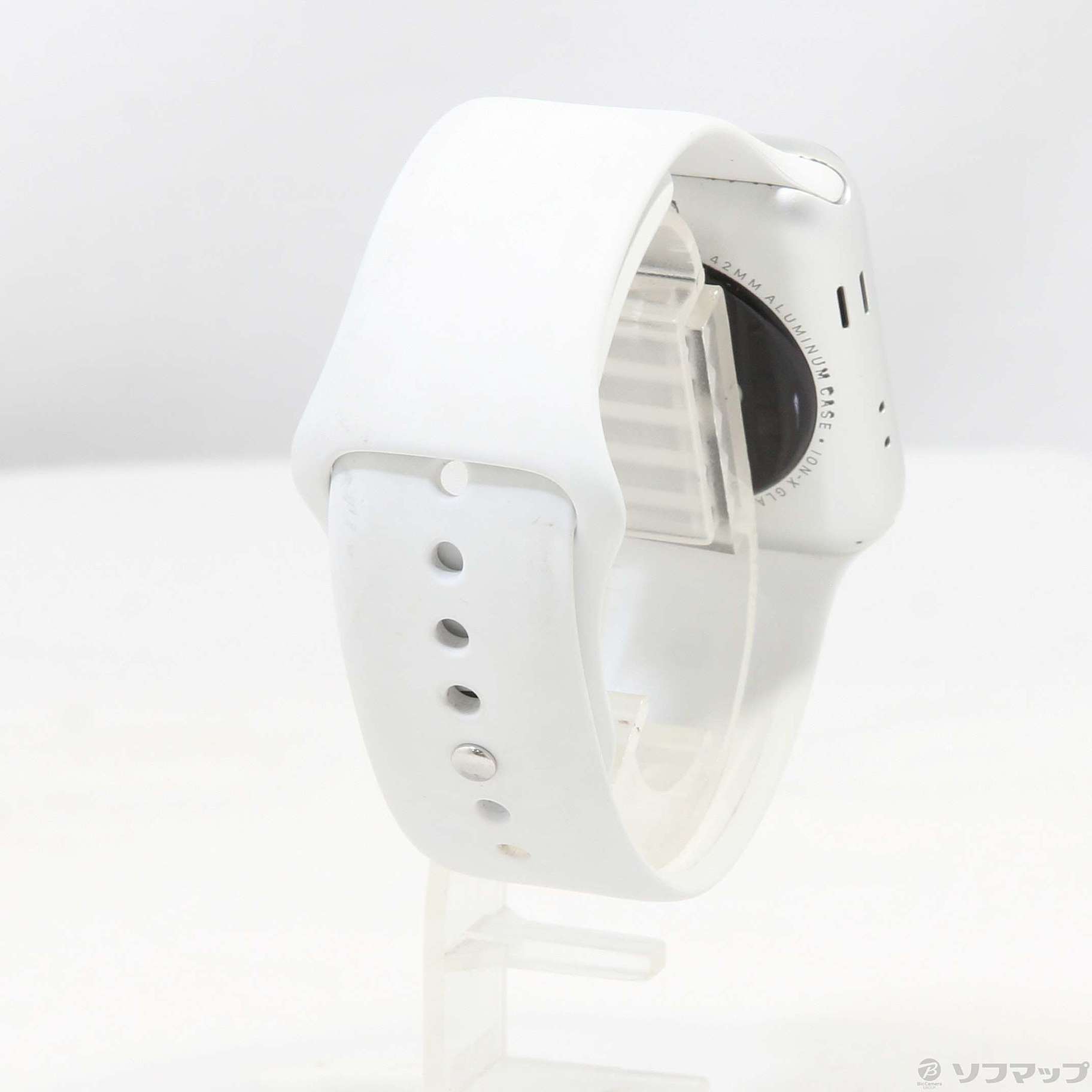Apple Watch Series 3 GPS 42mm シルバーアルミニウムケース ホワイトスポーツバンド