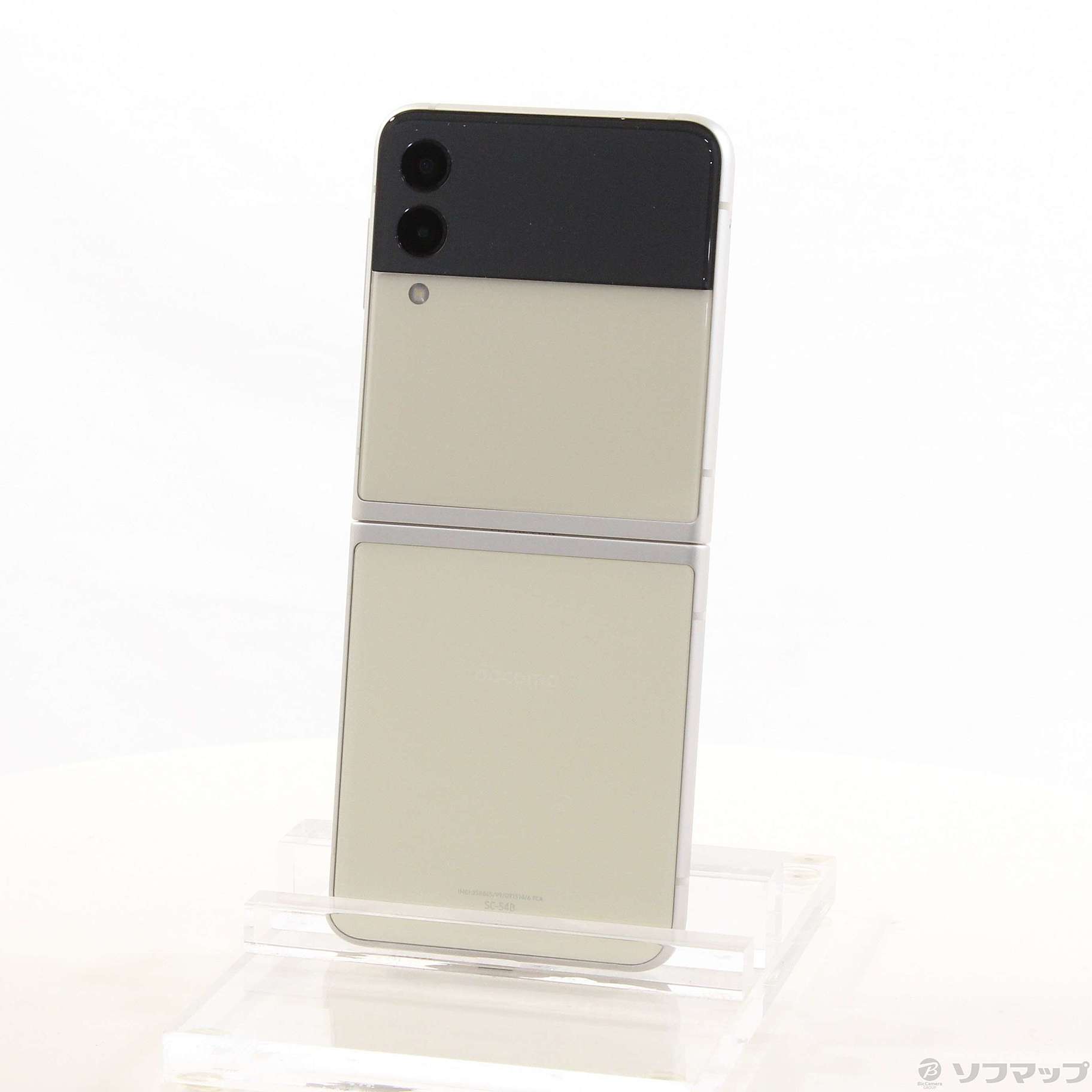 中古】Galaxy Z Flip3 5G 128GB クリーム SC-54B docomoロック解除SIM