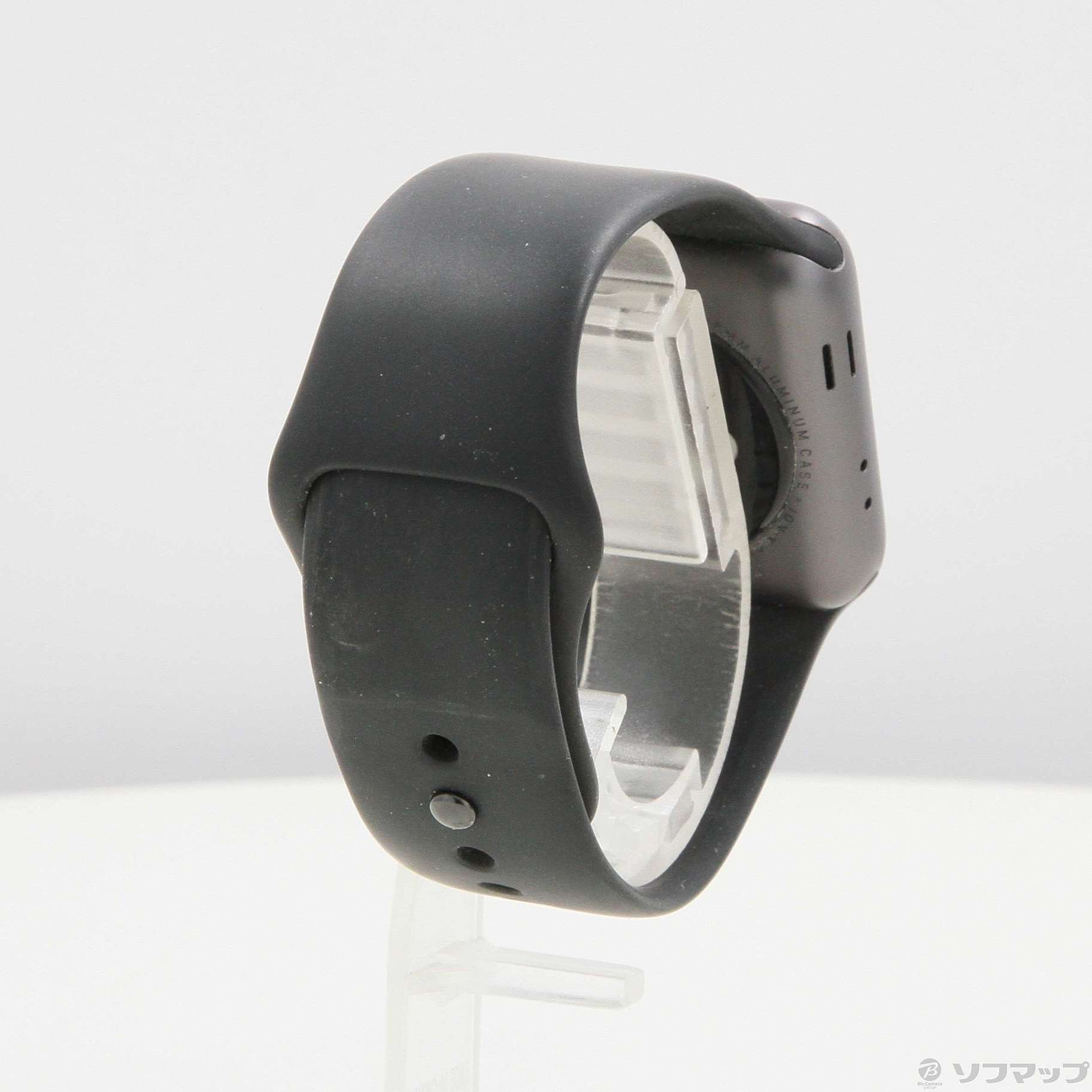 中古】Apple Watch Series 3 GPS 38mm スペースグレイアルミニウムケース ブラックスポーツバンド  [2133044484319] - リコレ！|ビックカメラグループ ソフマップの中古通販サイト