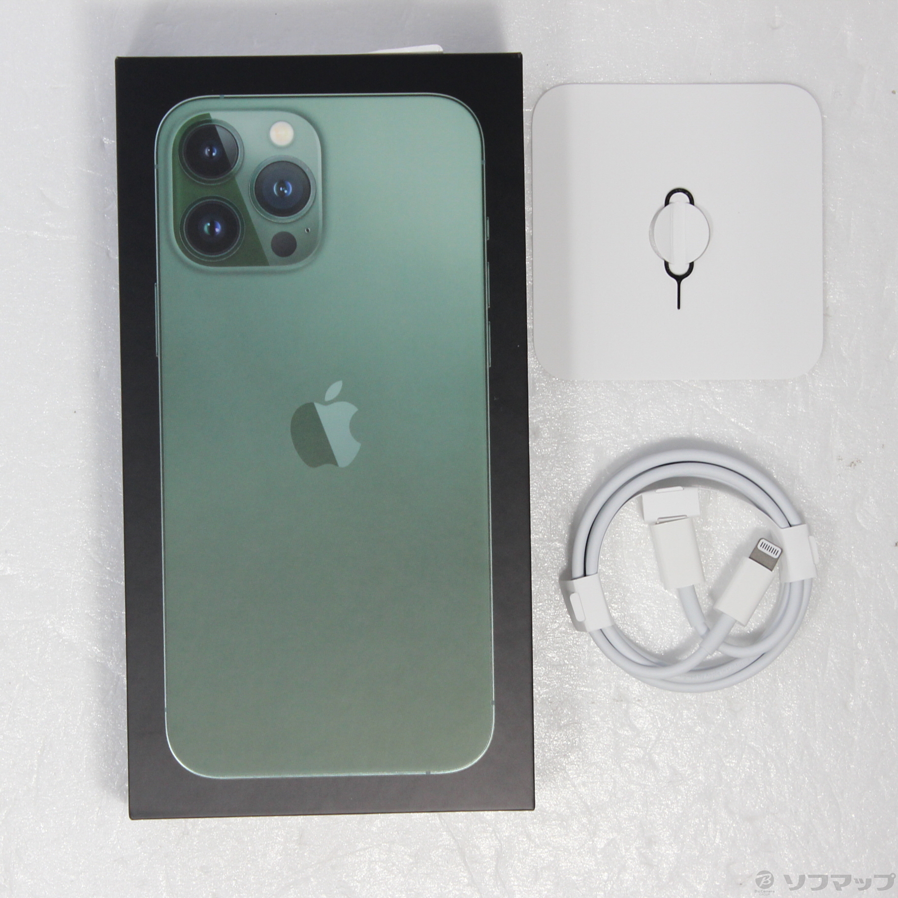 中古】iPhone13 Pro Max 128GB アルパイングリーン MNCU3J／A SIM