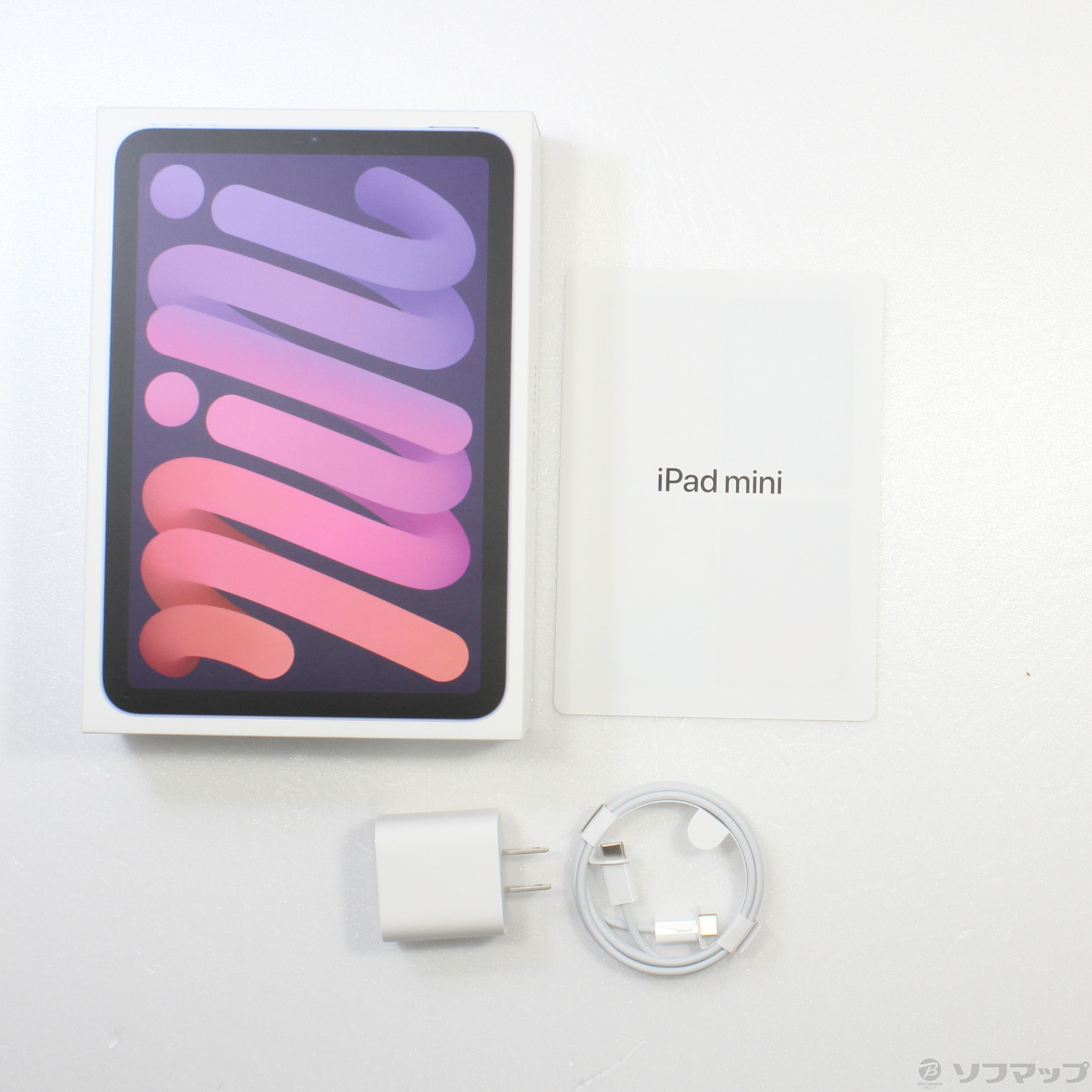中古】iPad mini 第6世代 64GB パープル MK7R3J／A Wi-Fi