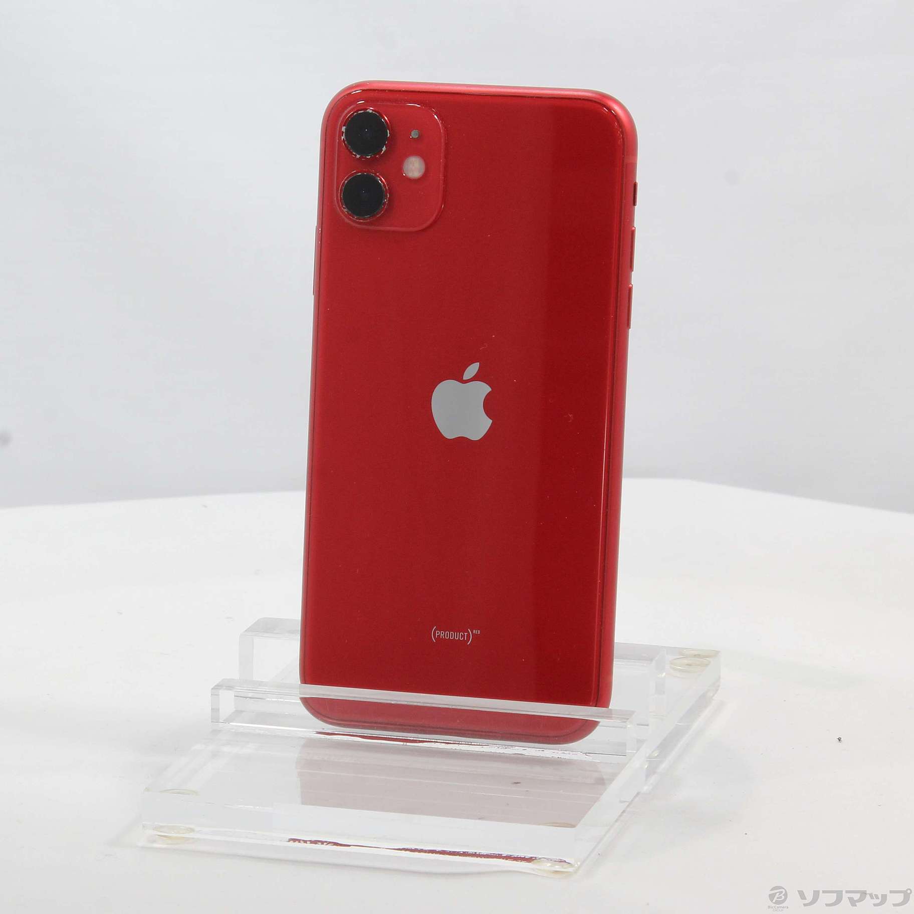 中古】iPhone11 64GB プロダクトレッド MWLV2J／A SoftBank