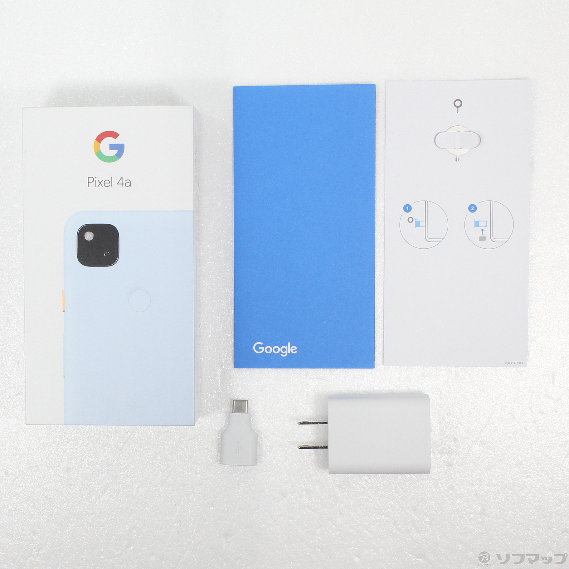 中古】Google Pixel 4a 128GB ベアリーブルー G025M SIMフリー