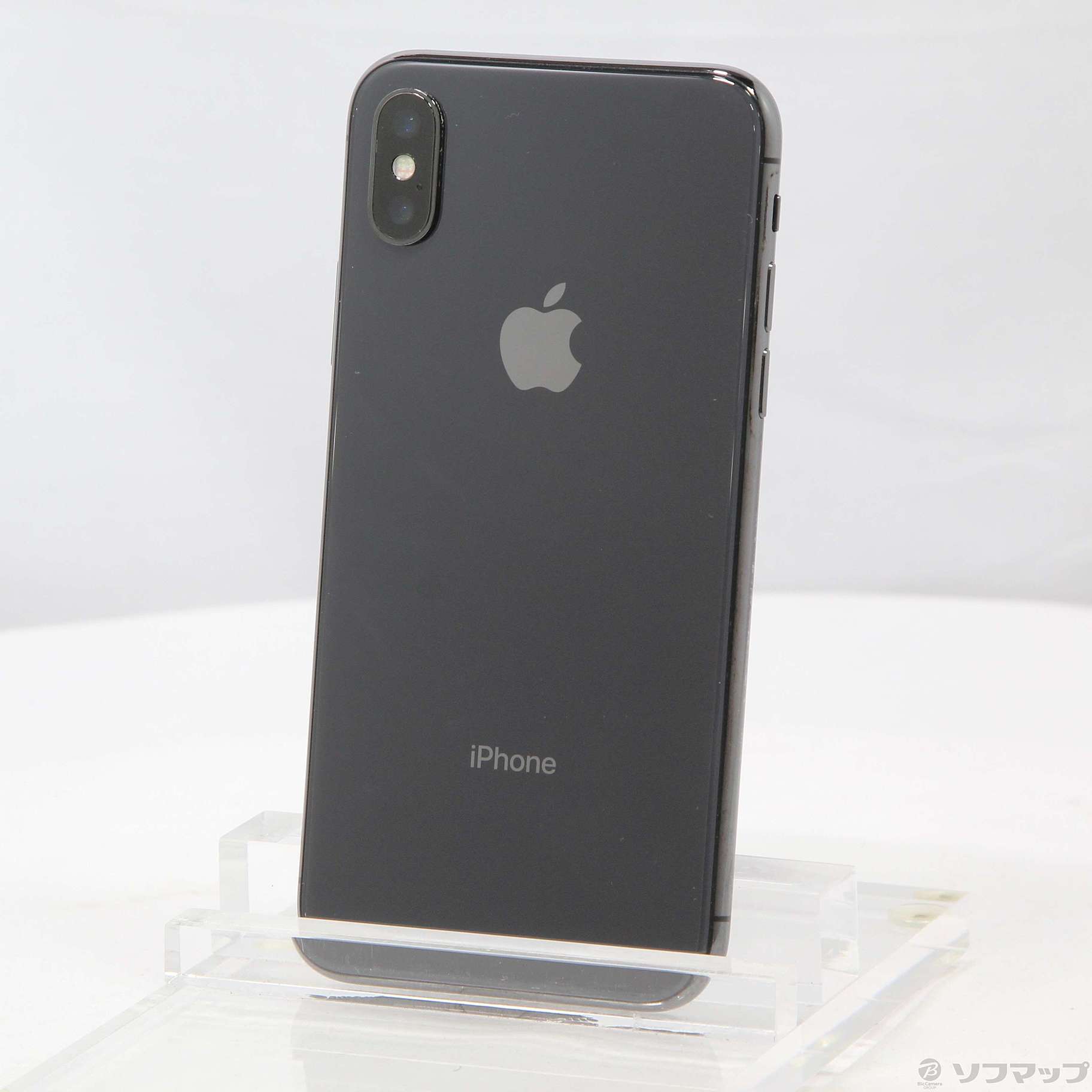 中古】iPhoneX 64GB スペースグレイ MQAX2J／A SIMフリー