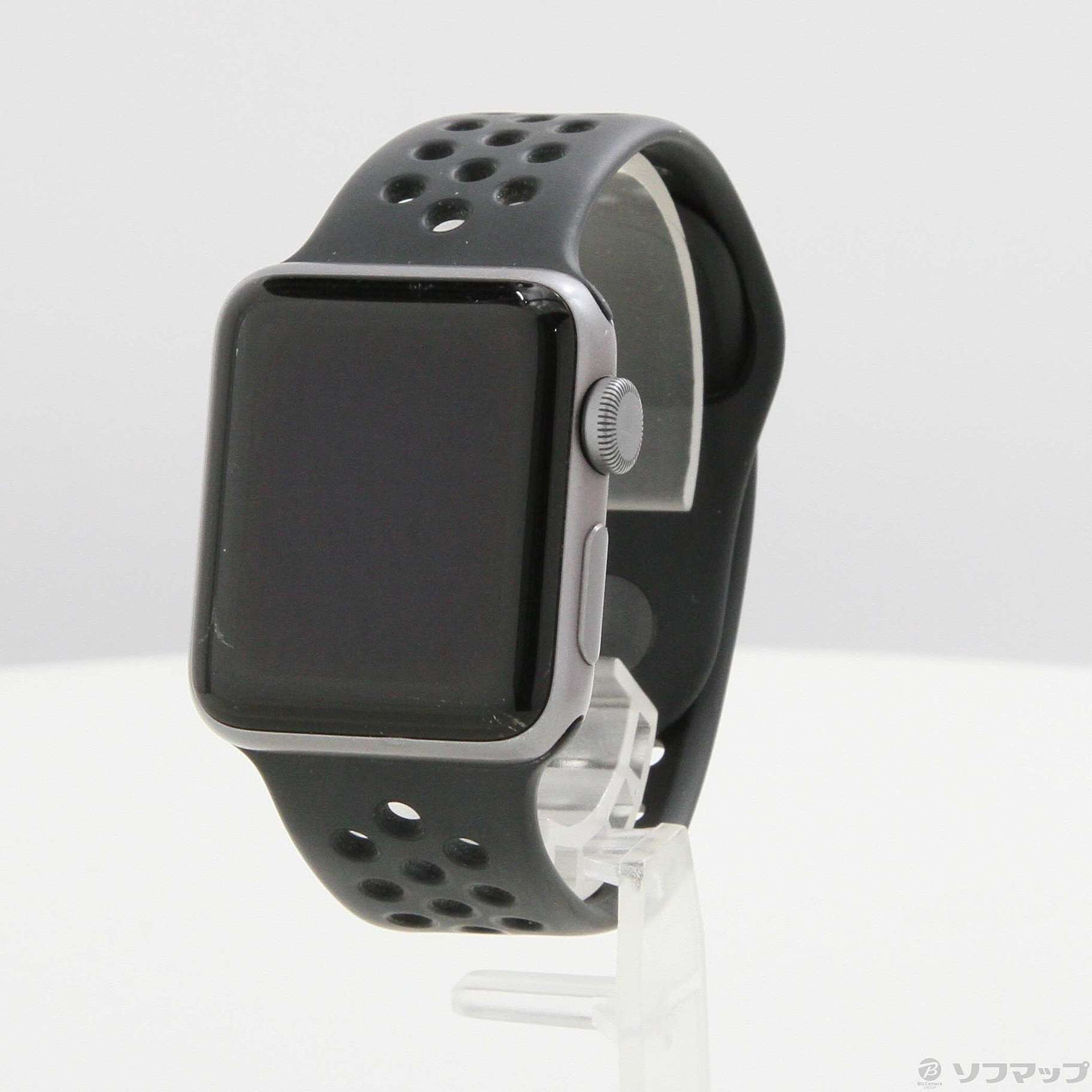 Apple Watch Series 2 Nike+ 38mm スペースグレイアルミニウムケース アンスラサイト／ブラックNikeスポーツバンド