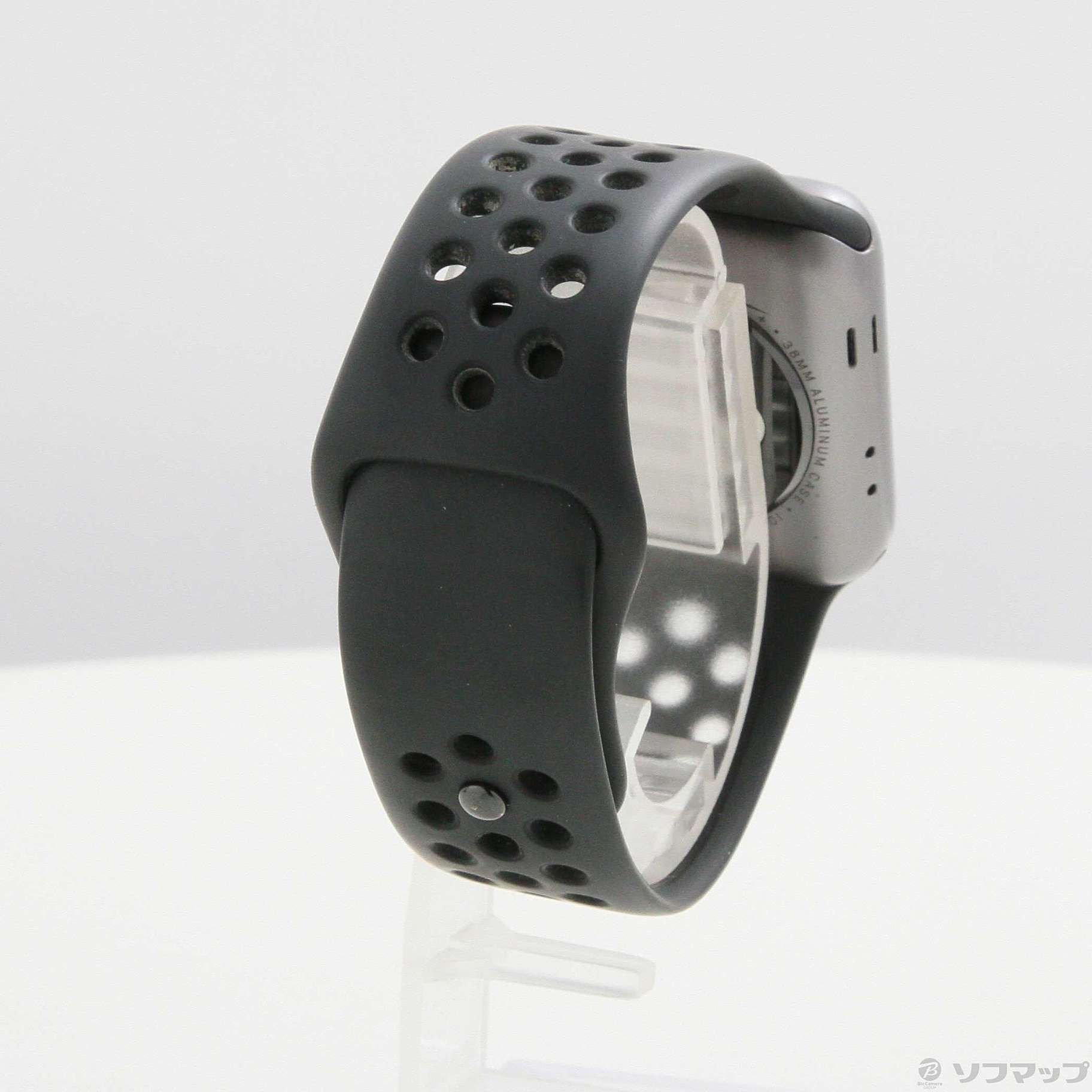 Apple Watch Series 2 Nike+ 38mm スペースグレイアルミニウムケース アンスラサイト／ブラックNikeスポーツバンド
