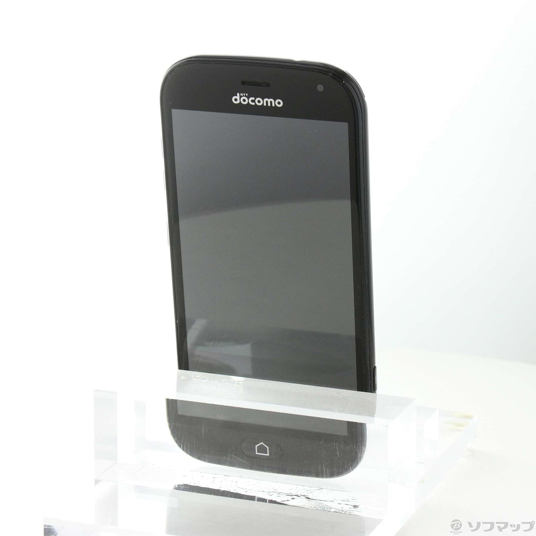 中古】らくらくスマートフォン me 32GB ブラック F-01L docomoロック