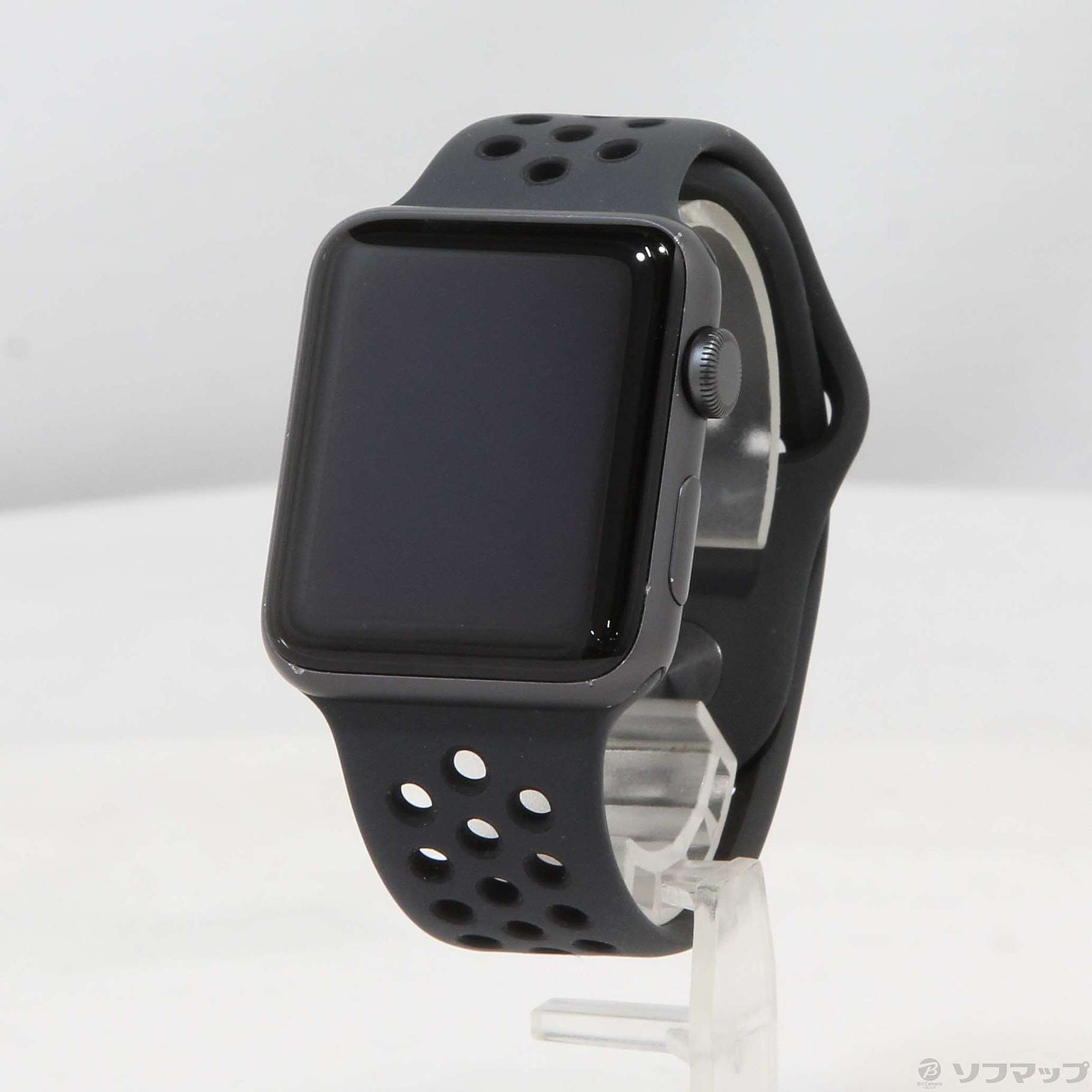 中古品〕 Apple Watch Series 3 Nike+ GPS 42mm スペースグレイ 