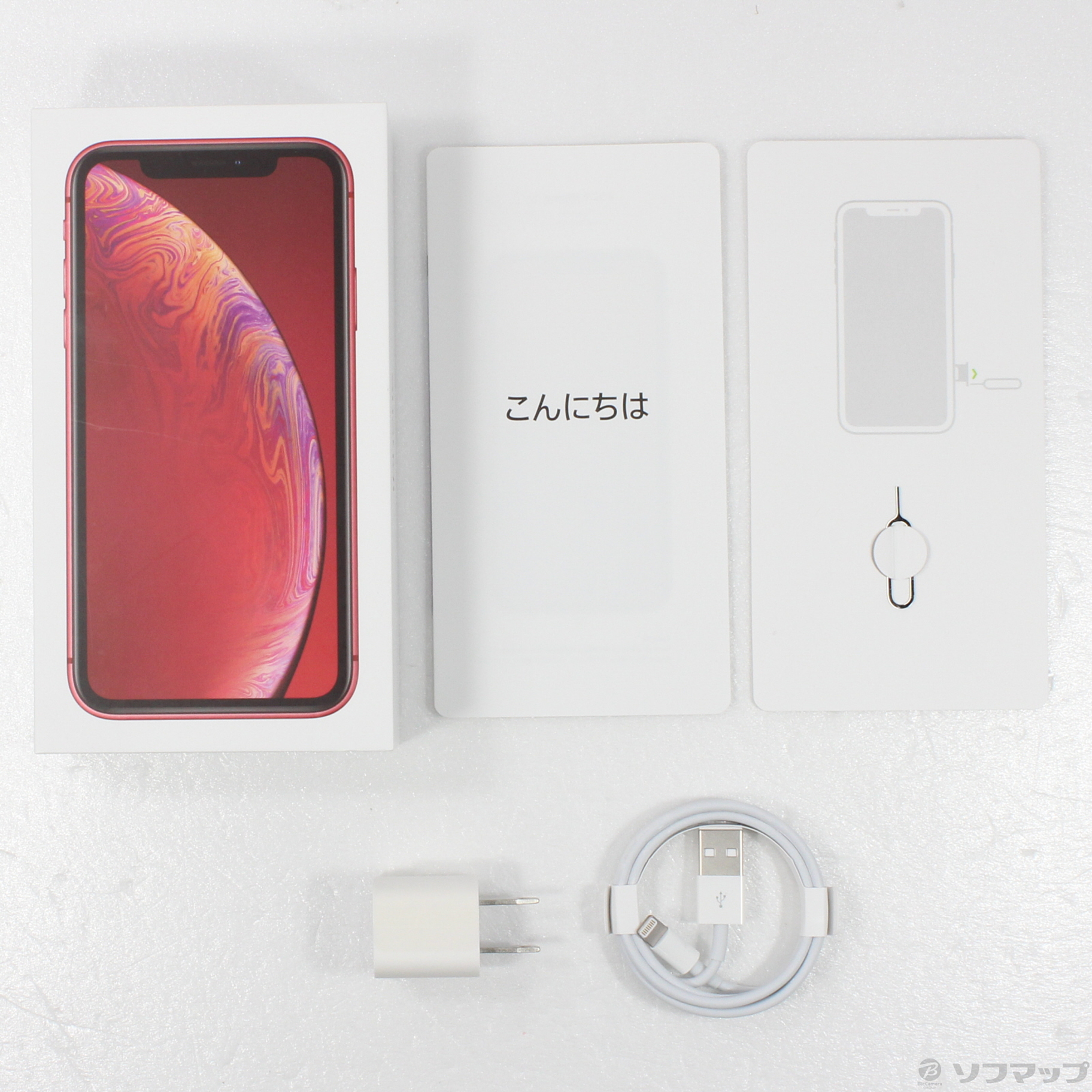 中古】iPhoneXR 64GB プロダクトレッド MT062J／A SIMフリー