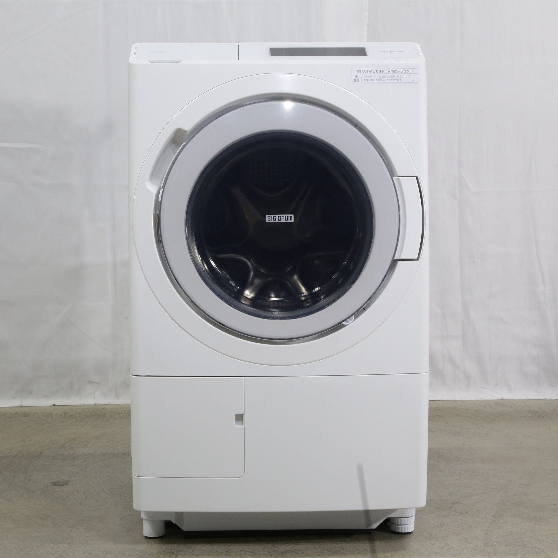 中古】〔展示品〕 ドラム式洗濯機 ホワイト BD-STX120HR-W ［洗濯12.0