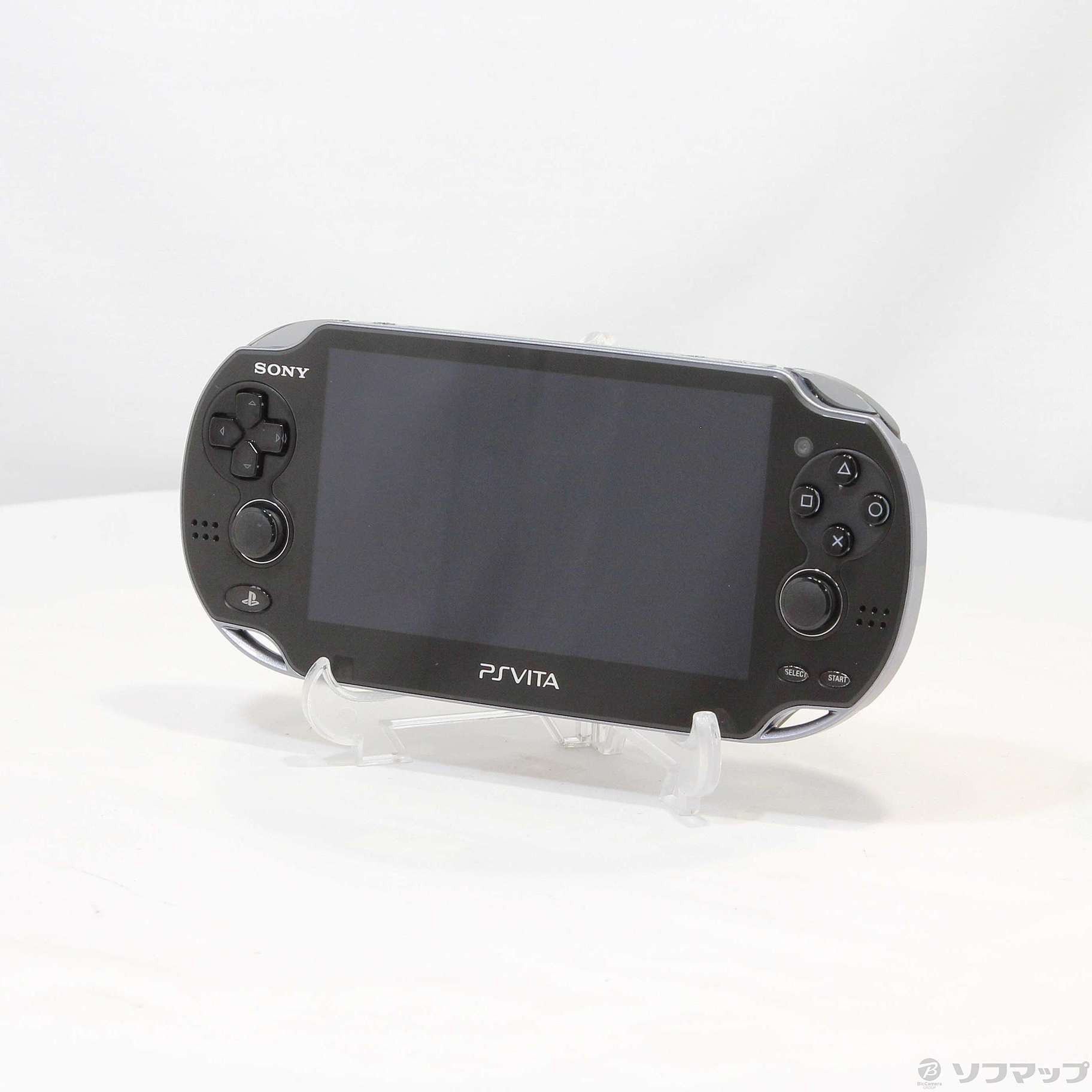 中古】PlayStation Vita 3G／WI-FIモデル クリスタルブラック PCH-1100 ...