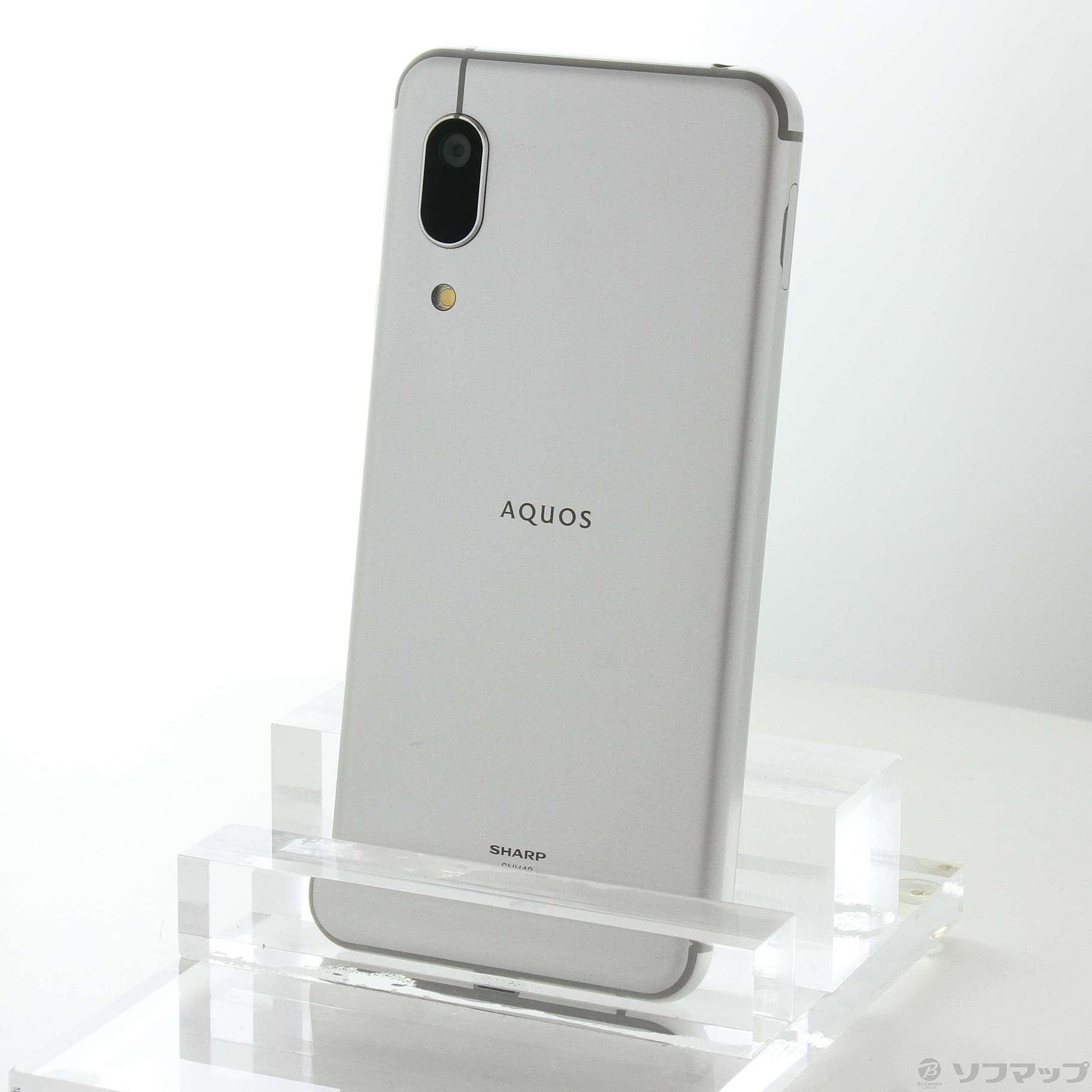 中古】AQUOS sense3 basic 32GB シルバー SHV48SSU UQ mobile