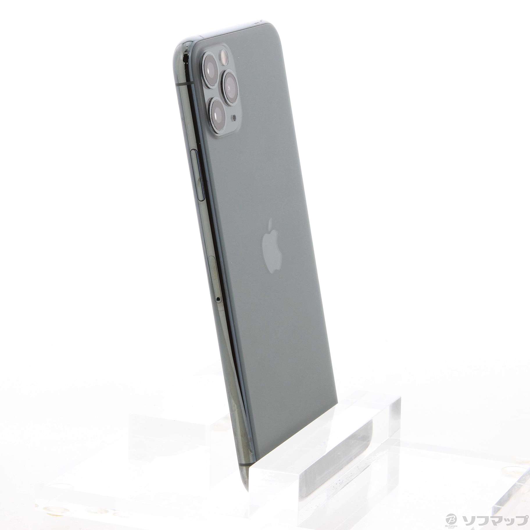 中古】iPhone11 Pro Max 64GB ミッドナイトグリーン MWHH2J／A SIM